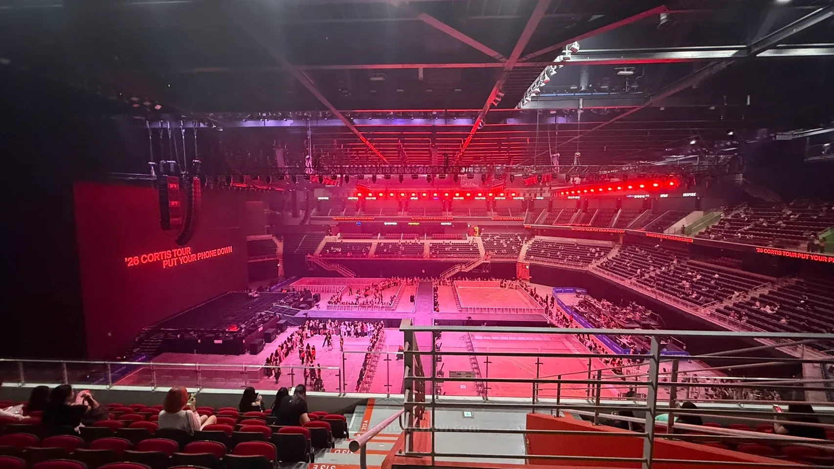 Inspire Arena 迎仕柏綜藝館 312 區 J排22號 視野照片 - CORTIS PYPD