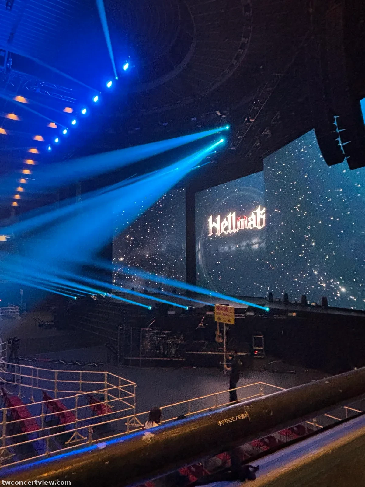 大阪城音樂廳 (Osaka-jo Hall) 37 區 1排17號 視野照片 - NEXZ LIVE TOUR 2026 “Hellmate”