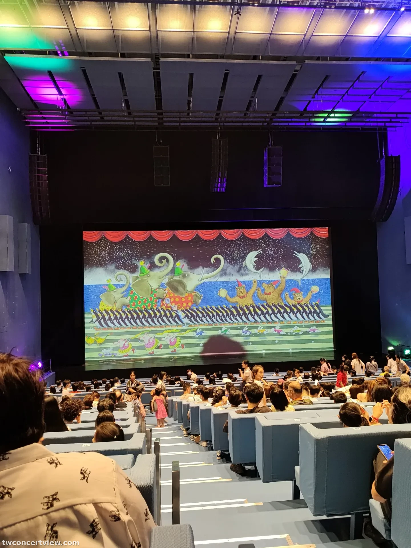 臺北表演藝術中心 大劇院 04 區 21排22號 視野照片 - 2026臺北兒藝節 Focasa馬戲團 幾米男孩的100次勇敢