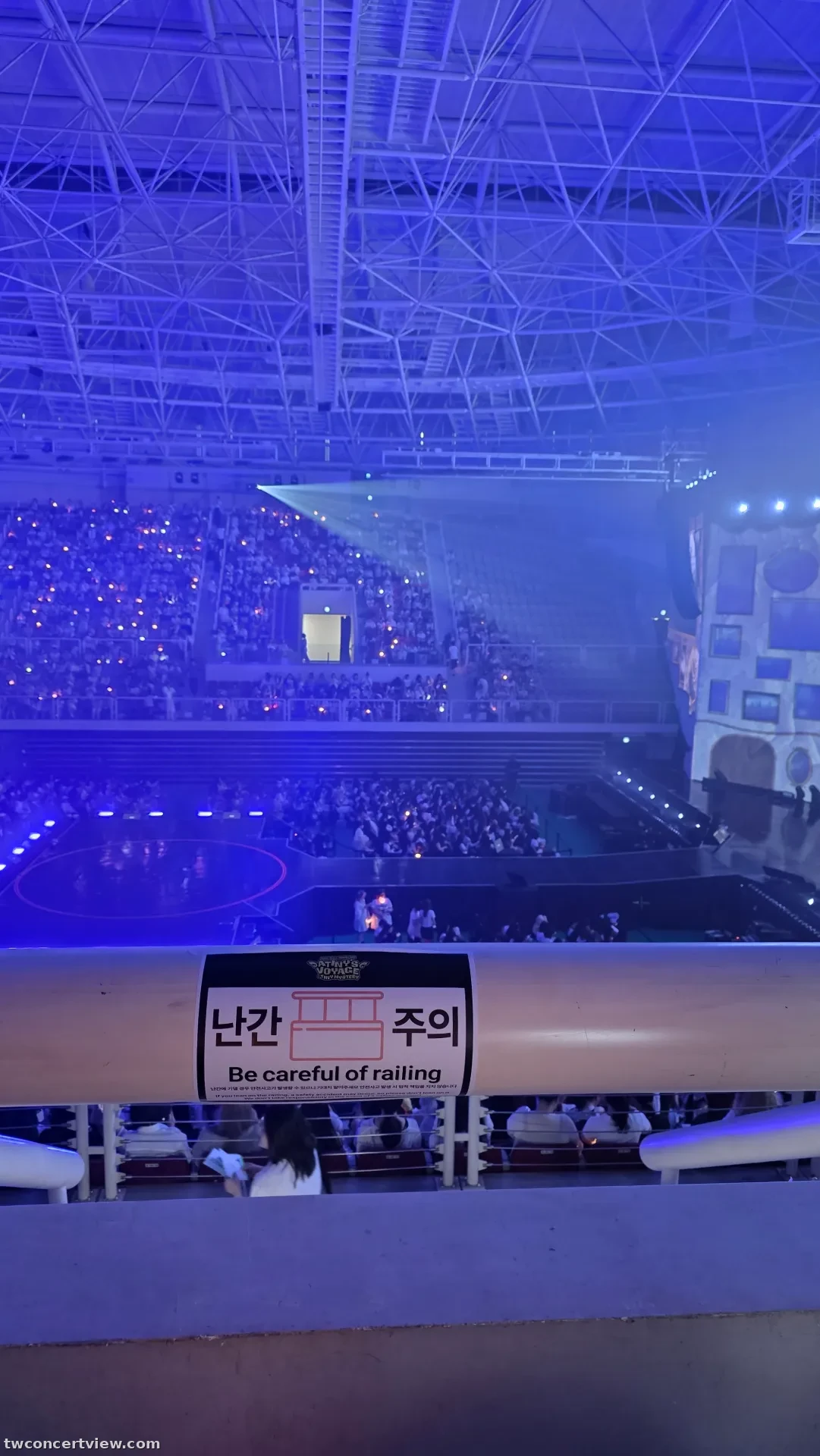 高麗大學化汀體育館（Tiger Dome） E 區 12排11號 視野照片 - 2026 ATEEZ FANMEETING [ATINY'S VOYAGE: TINY MYSTERY] IN SEOUL