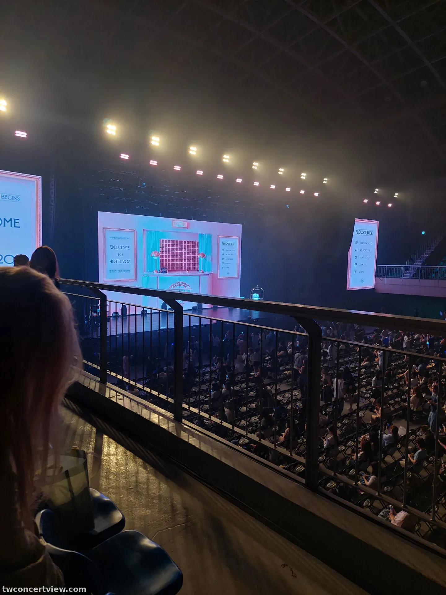 天母體育館 L2 區 2排14號 視野照片 - Kyuhyun 20th Anniversary Fanmeeting ＜Hotel 203＞ IN TAIPEI