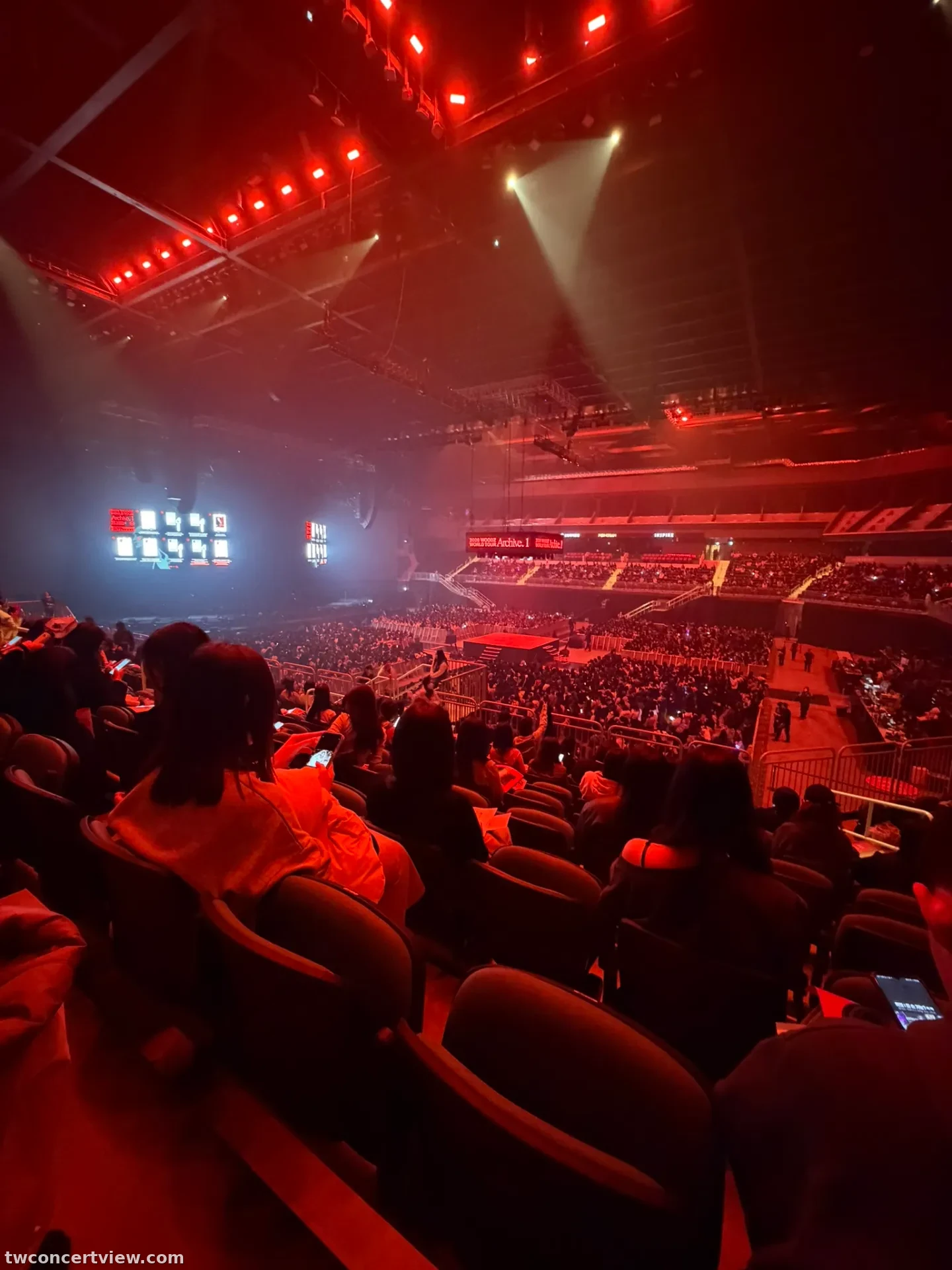 迎仕柏綜藝館 (Inspire Arena) 211 區 K排9號 視野照片 - 2026 WOODZ WORLD TOUR ‘Archive. 1’ IN INCHEON