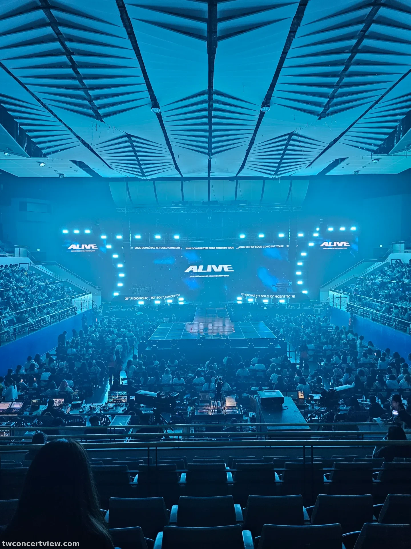 KBS Arena Hall E2 區 9:排11號 視野照片