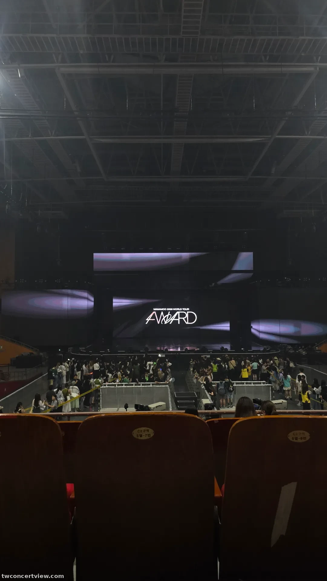 奧林匹克廳 (Olympic Hall) C2-B 區 6排6號 視野照片 - MAMAMOO 2026 WORLD TOUR <4WARD> in SEOUL
