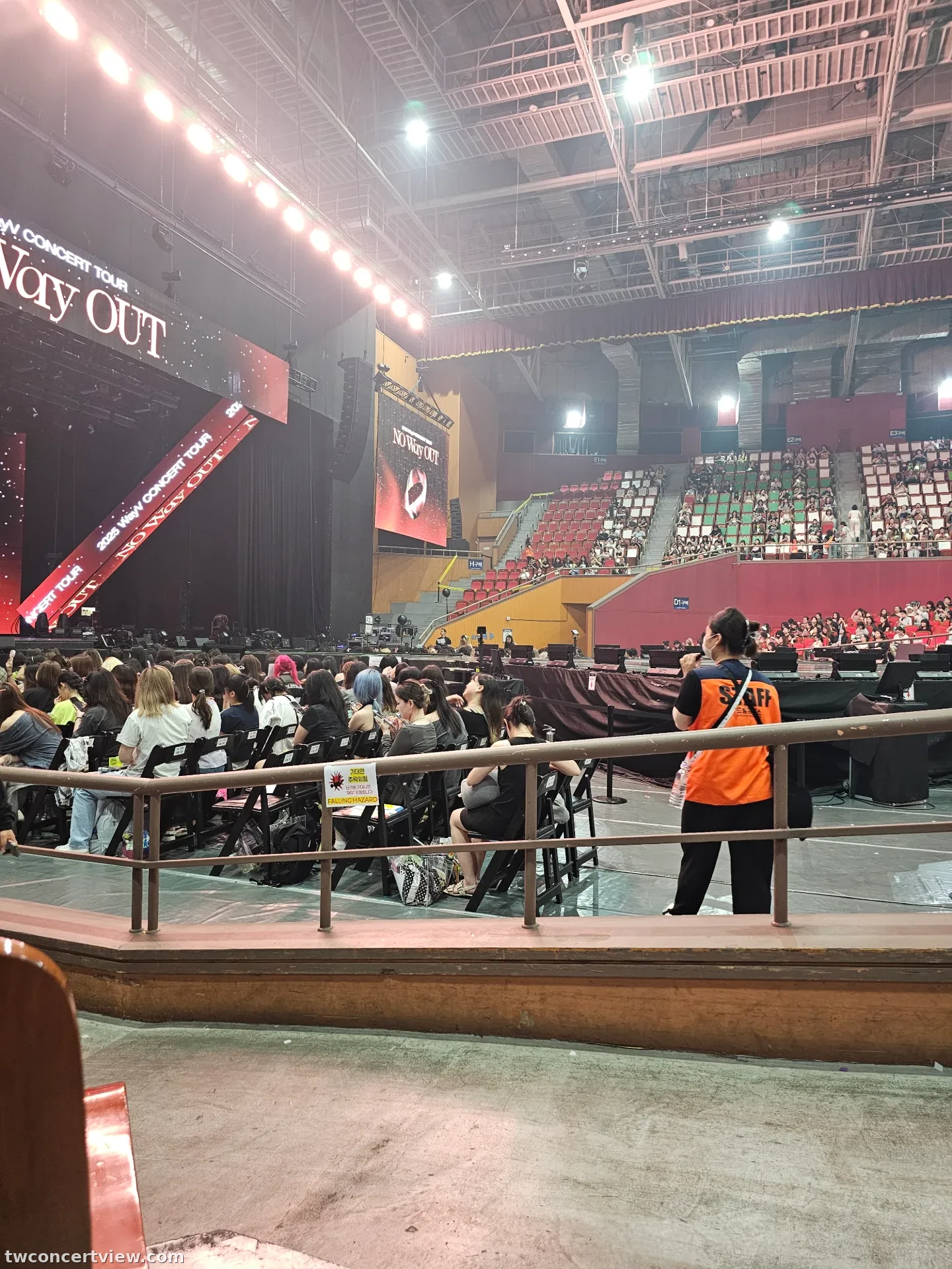 奧林匹克廳 (Olympic Hall) B1-A 區 5排10號 視野照片 - WayV NO Way OUT