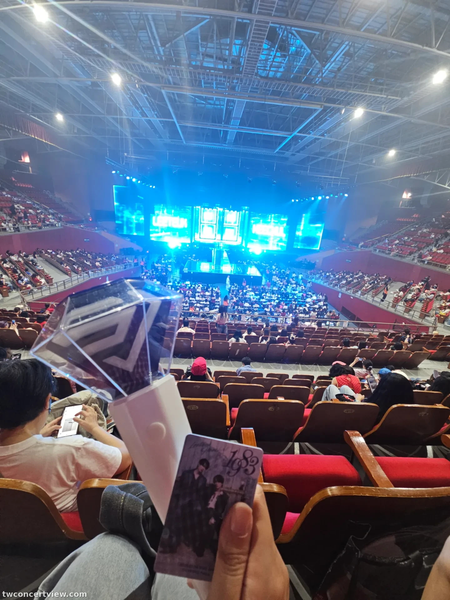 奧林匹克廳 (Olympic Hall) C2-B 區 11排6號 視野照片 - super junior 83z fancon