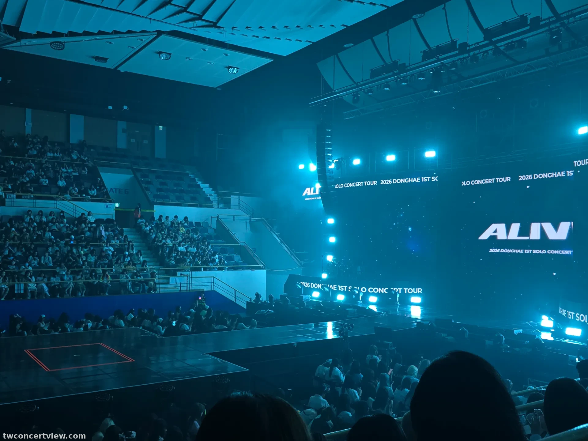 KBS Arena Hall G2 區 5排30號 視野照片 - DONGHAE 1st Solo Concert  [ALIVE]