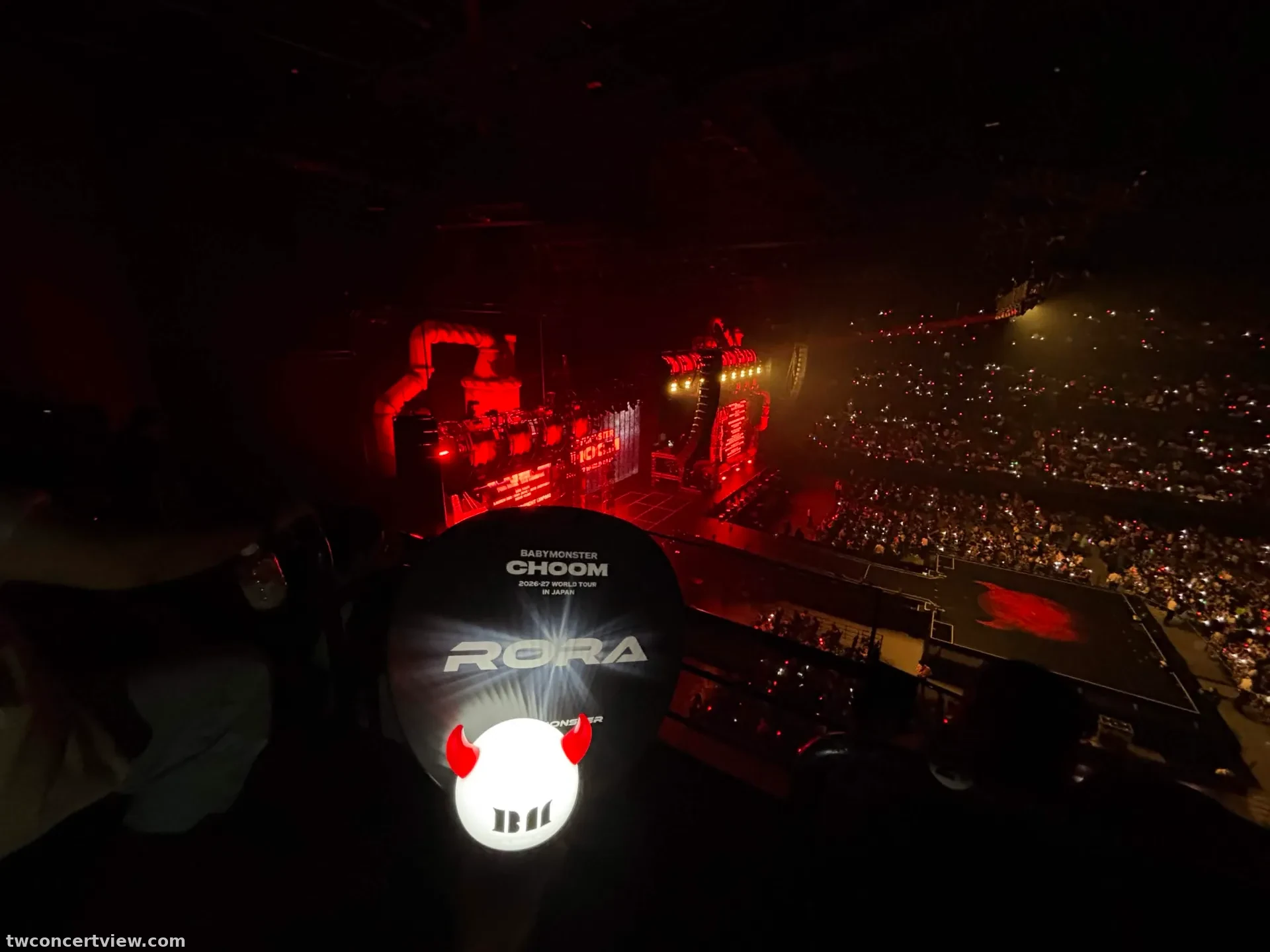 Pia Arena MM Z14 區 2排24號 視野照片 - BABYMONSTER CHOOM IN JAPAN