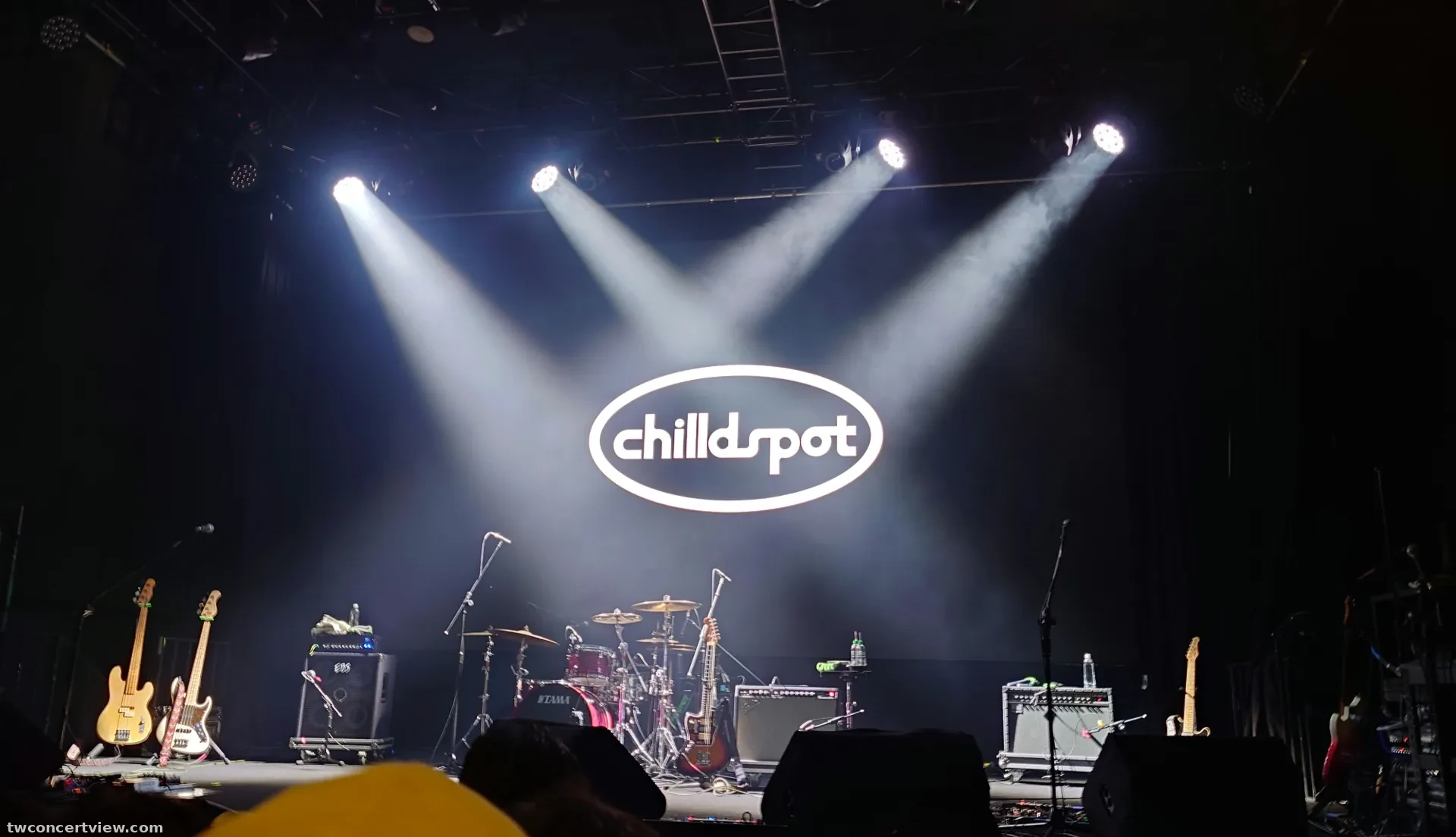 SUB Live B 區 前排 視野照片 - chilldspot 5th one man live tour “mid way” in Taipei