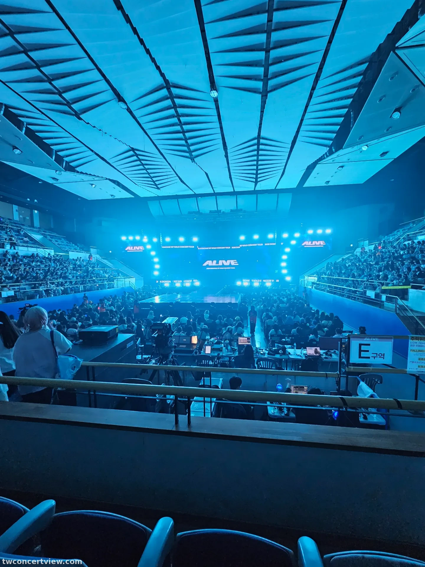 KBS Arena Hall E1 區 3排20號 視野照片 - DONGHAE 1ST SOLO CONCERT
