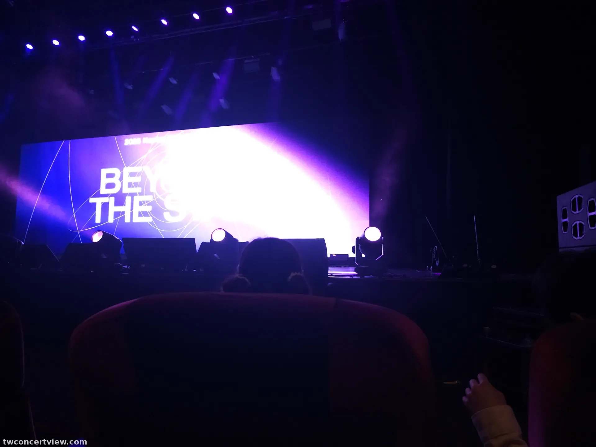 TICC (台北國際會議中心) 2F-C 구역 1열26번 좌석 시야 사진 - 2025 Kep1er FAN-CON TOUR [BEYOND THE STAR] in TAIPEI