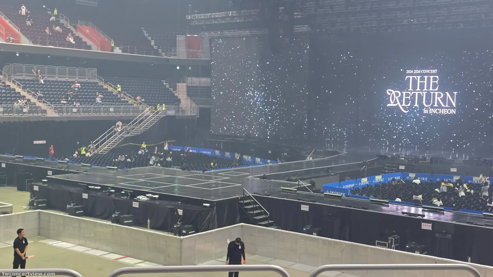 Inspire Arena 206 Row E, Seat 13 seat view - 2PM THE RETURN