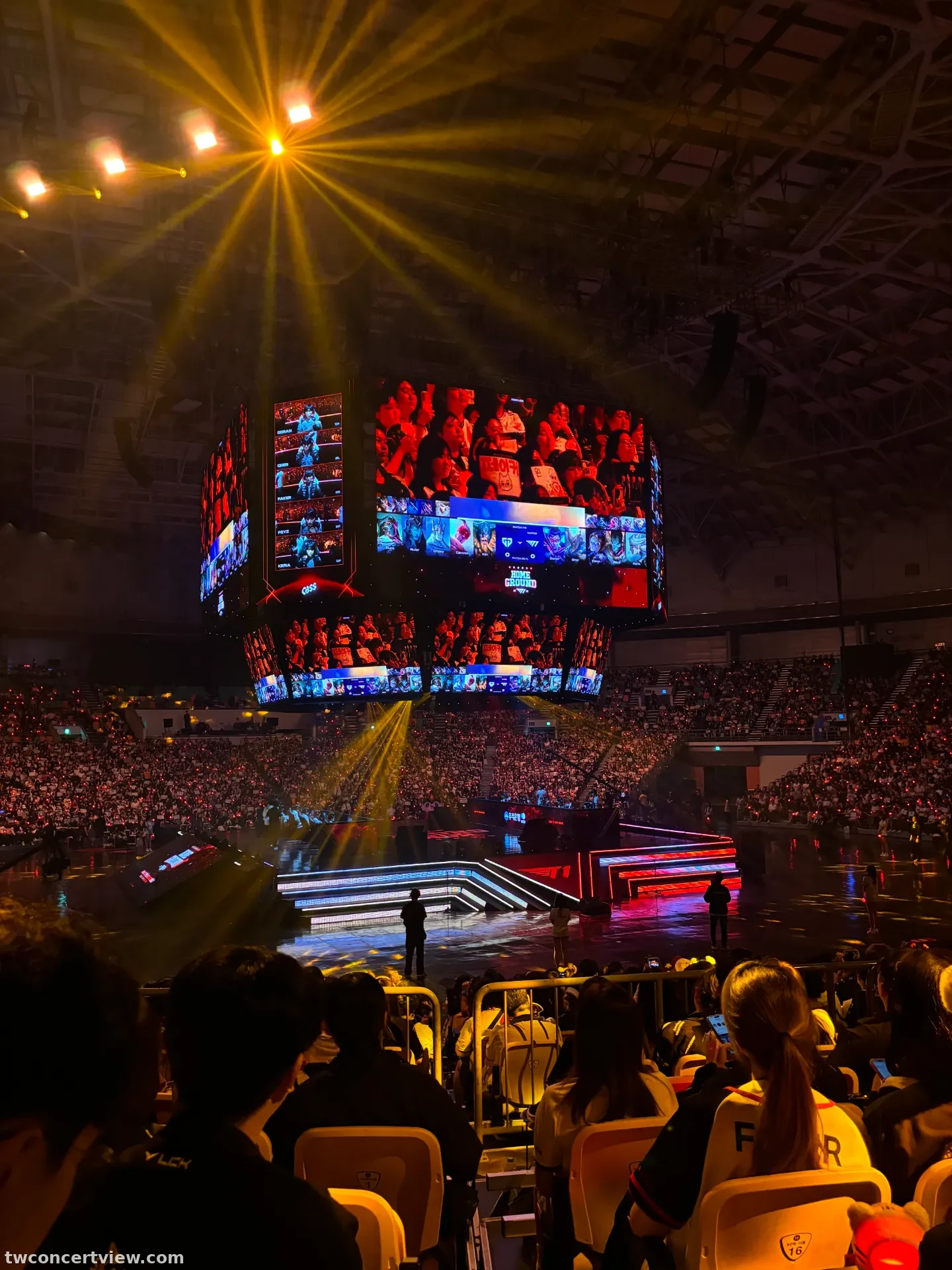 KSPO Dome 10 Row 18, Seat 1 seat view - T1 homeground