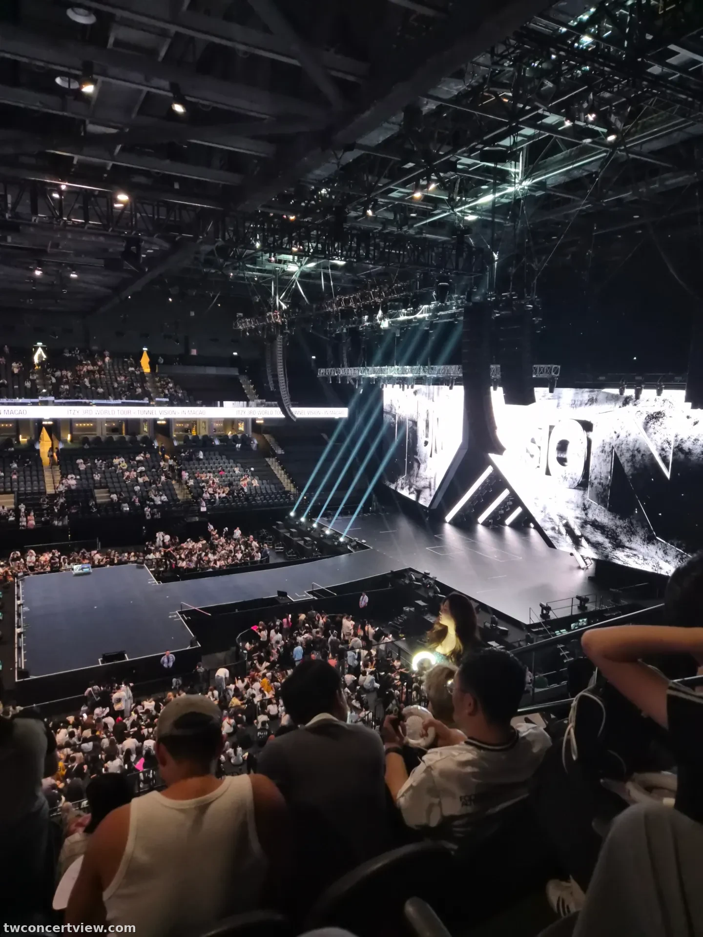澳門威尼斯人綜藝館 217 區 E排6號 視野照片 - ITZY 3RD WORLD TOUR in MACAO