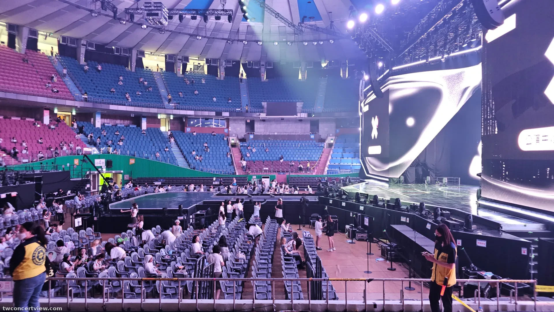 Jamsil Indoor Stadium 蠶室室內體育館 9 區 5排7號 視野照片 - DINO X PICHEOLIN FAN CONCERT 吉BOARD SHOW