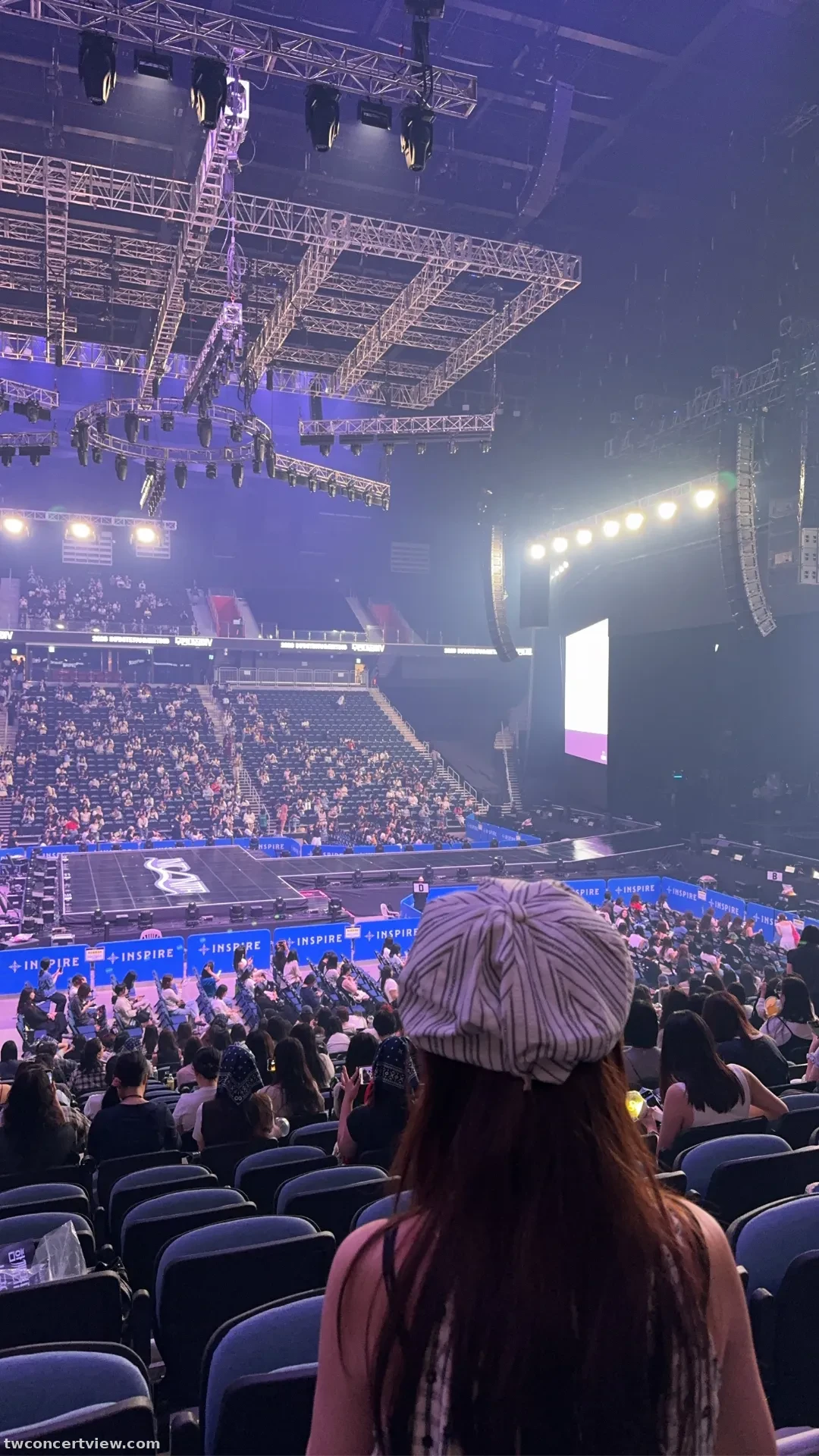 Inspire Arena 203 Row K, Seat 19 seat view - INFINITE FANMEETING <무한대집회Ⅴ>