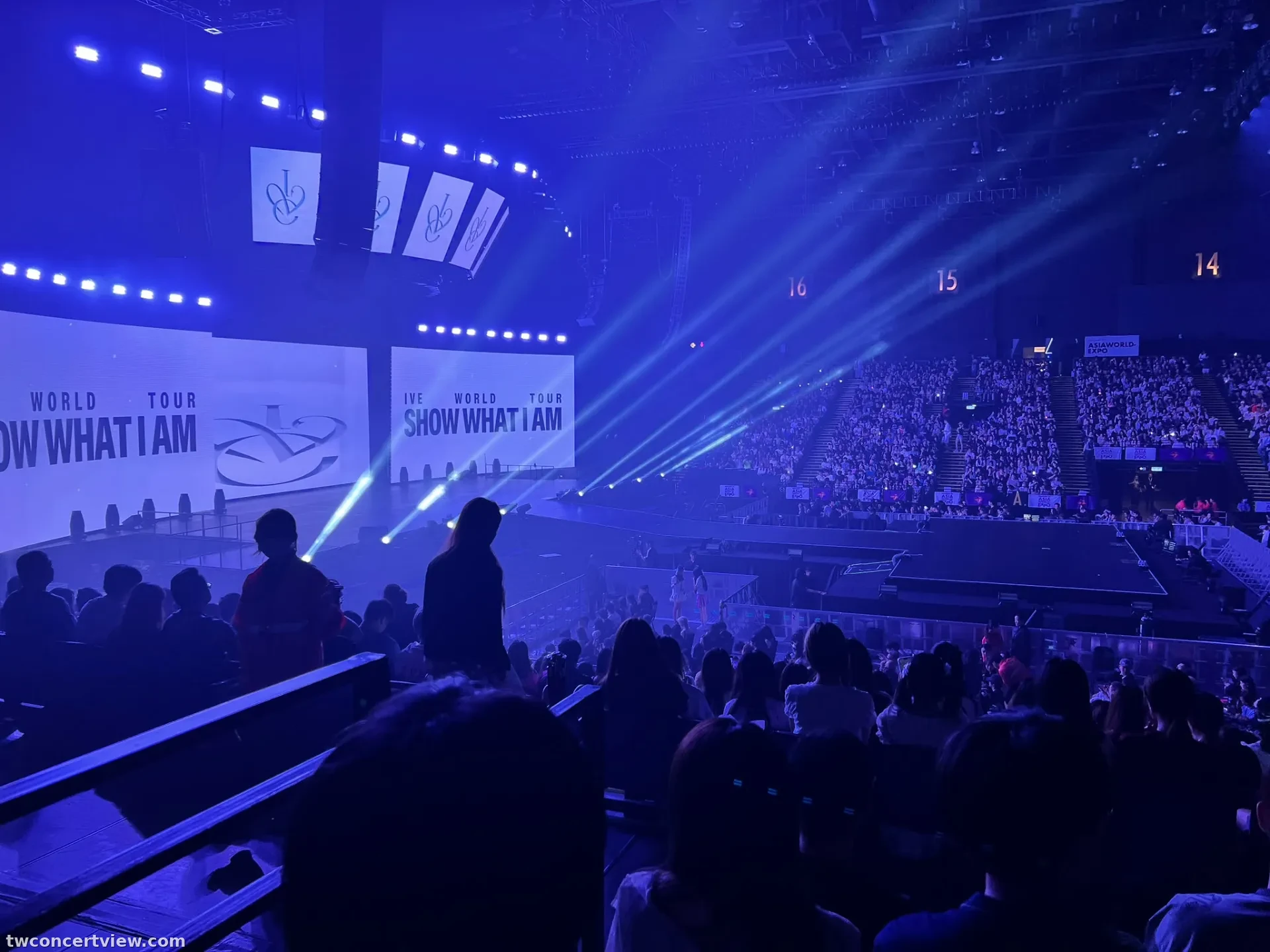 AsiaWorld-Expo Block 3 Rear Row R, Seat 17 seat view - IVE WORLD TOUR < SHOW WHAT I AM > IN HONG KONG