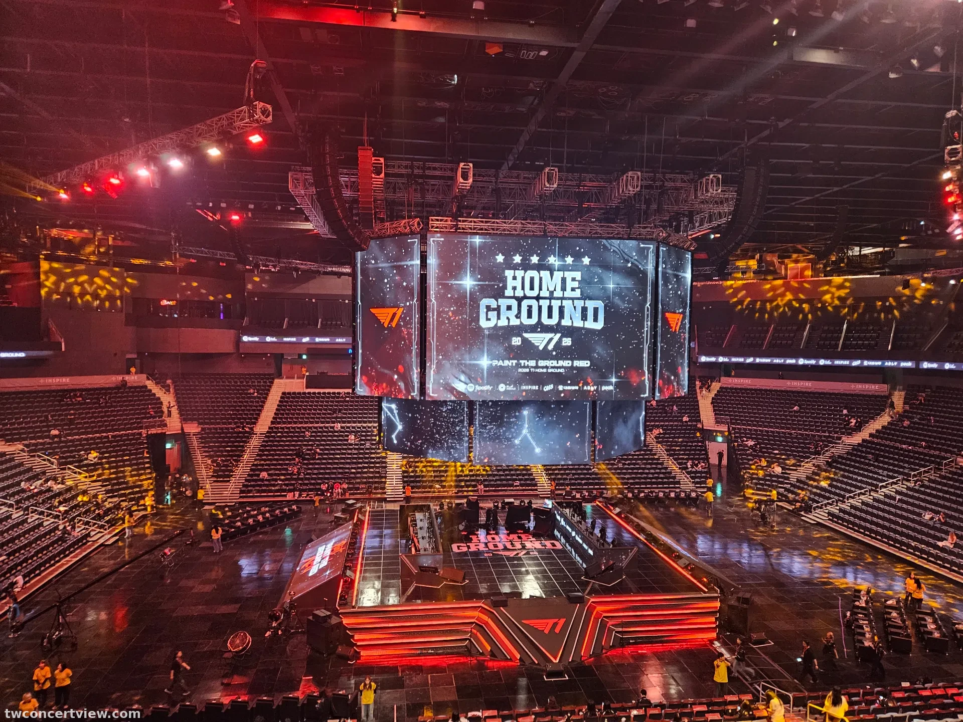 Inspire Arena 314 Row K, Seat 11 seat view - 2026 LCK TEAM ROAD SHOW T1 HOME GROUND