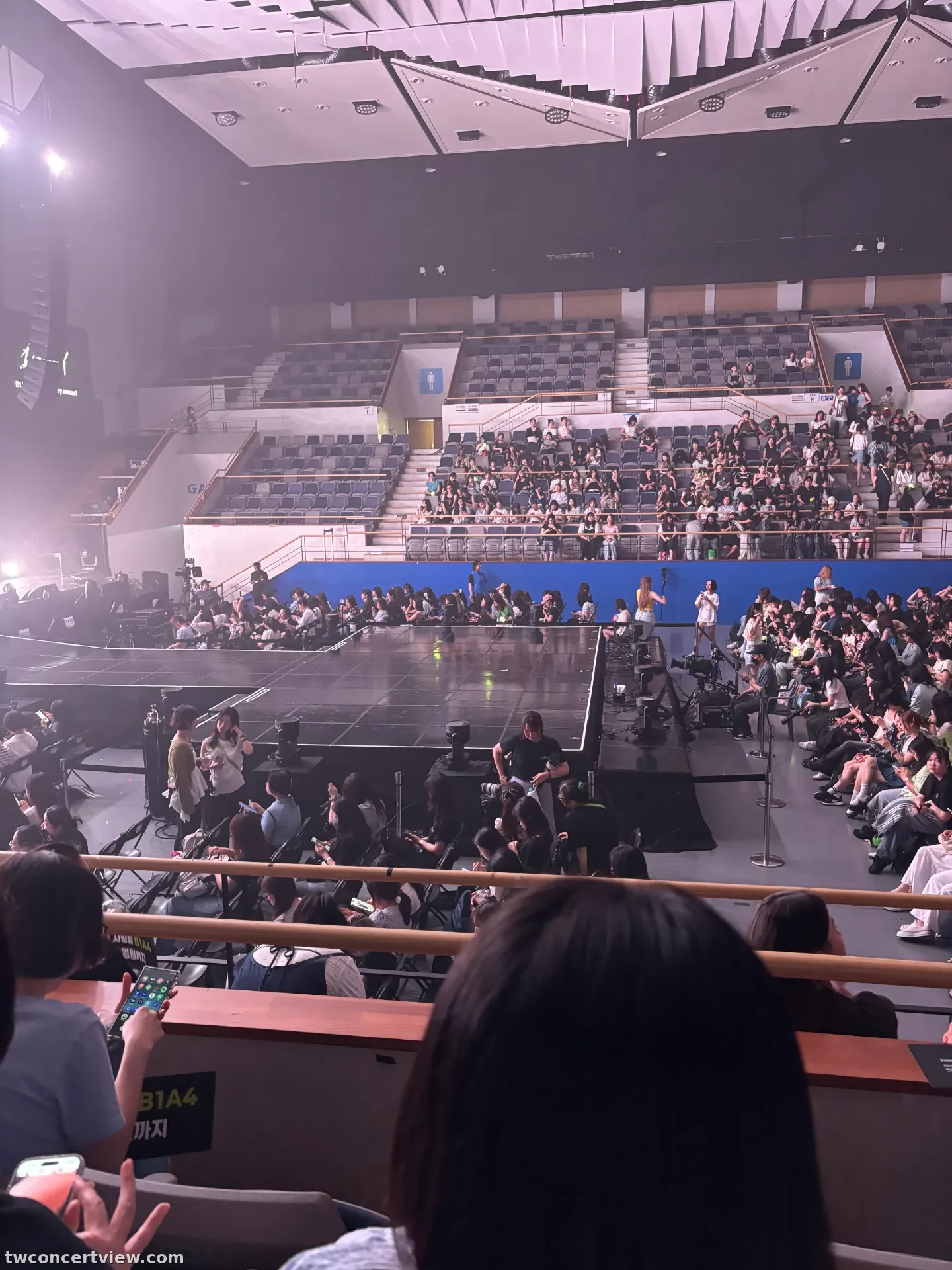 KBS Arena Hall A2 Row 4, Seat 21 seat view - B1A4 15주년 단독 콘서트 〈D-day〉