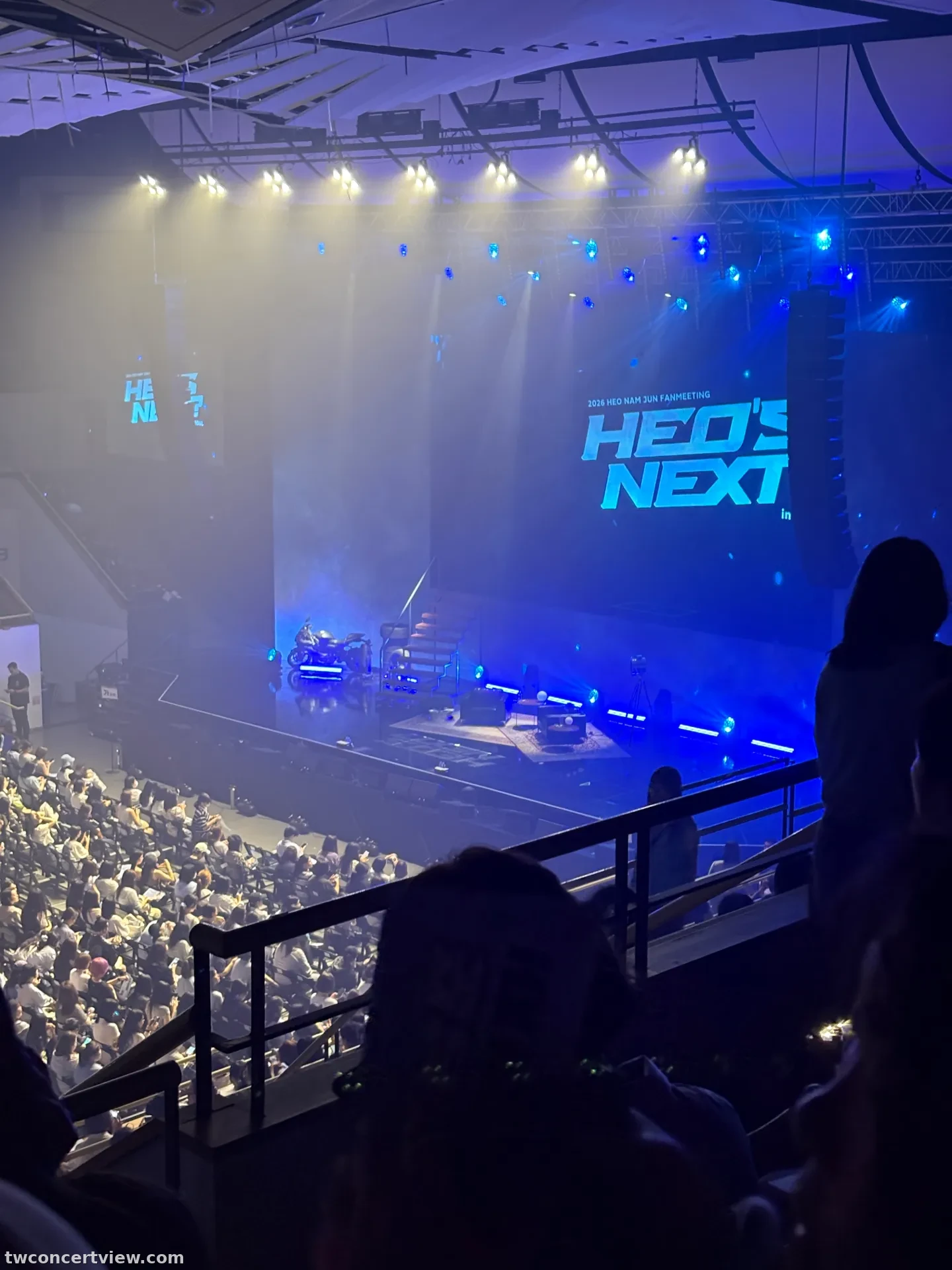KBS Arena Hall H1 Row 9, Seat 19 seat view - HEO NAM JUN FANMEETING