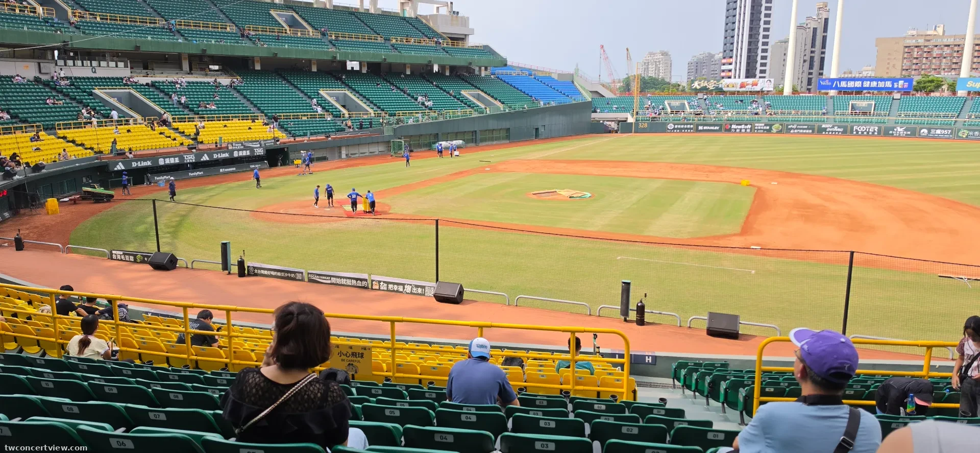 Chengcinghu Baseball Stadium (Kaohsiung) Section I แถว 15 ที่นั่ง 3 ภาพวิวที่นั่ง