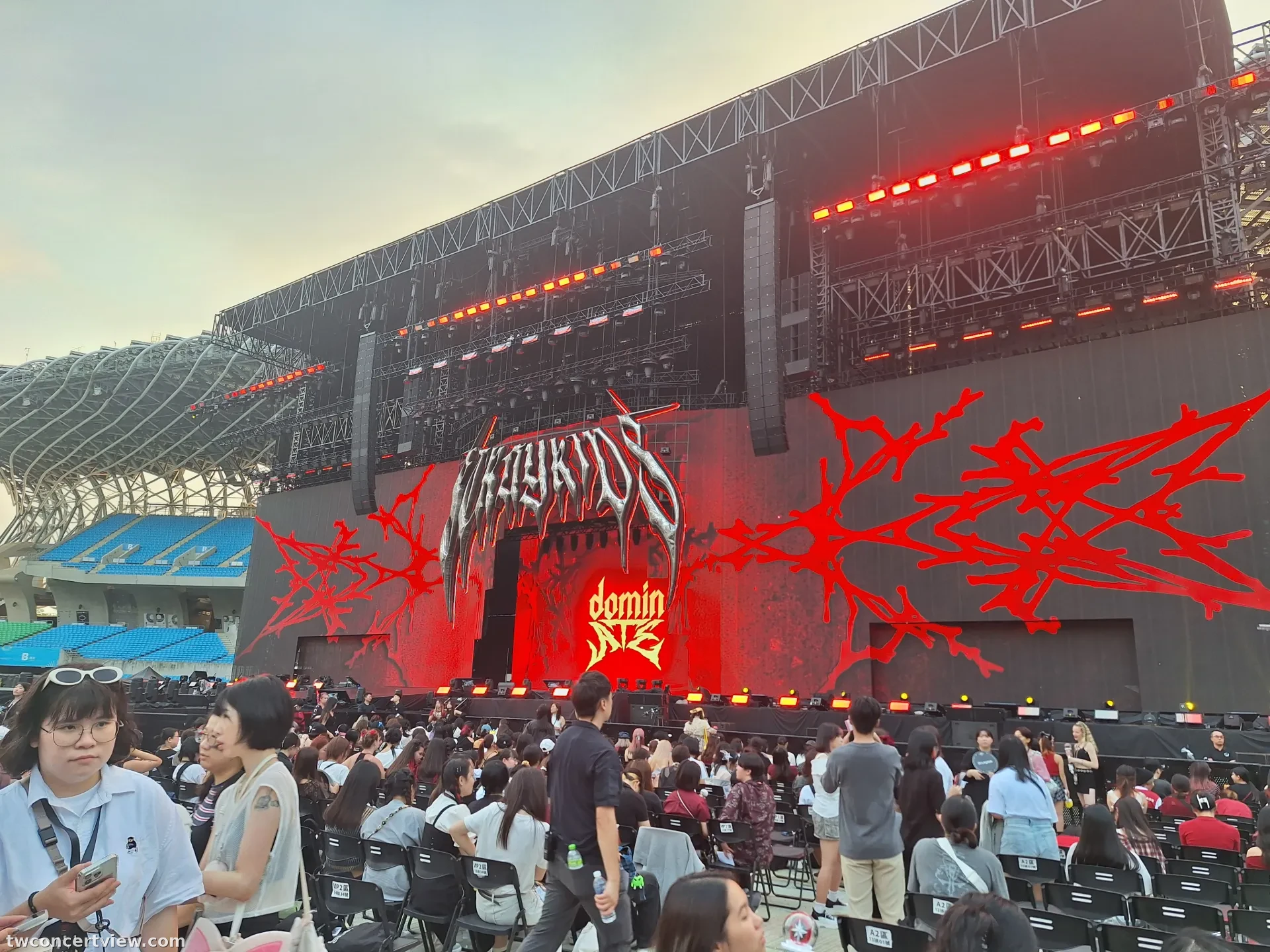 Kaohsiung National Stadium E Middle Center seat view - Stray Kids dominATE