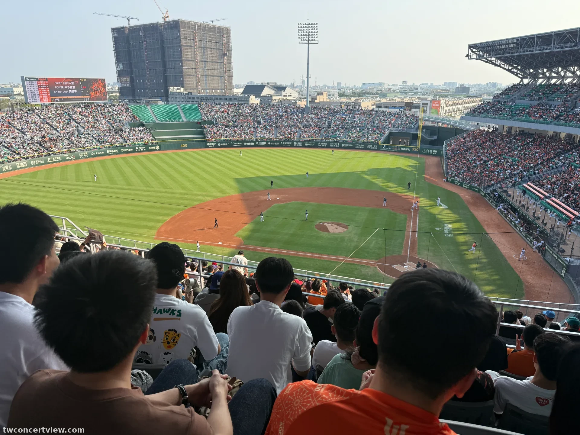 Asia Pacific Baseball Stadium (Tainan) Section 37 Row 14, Seat 8 seat view - 開幕戰