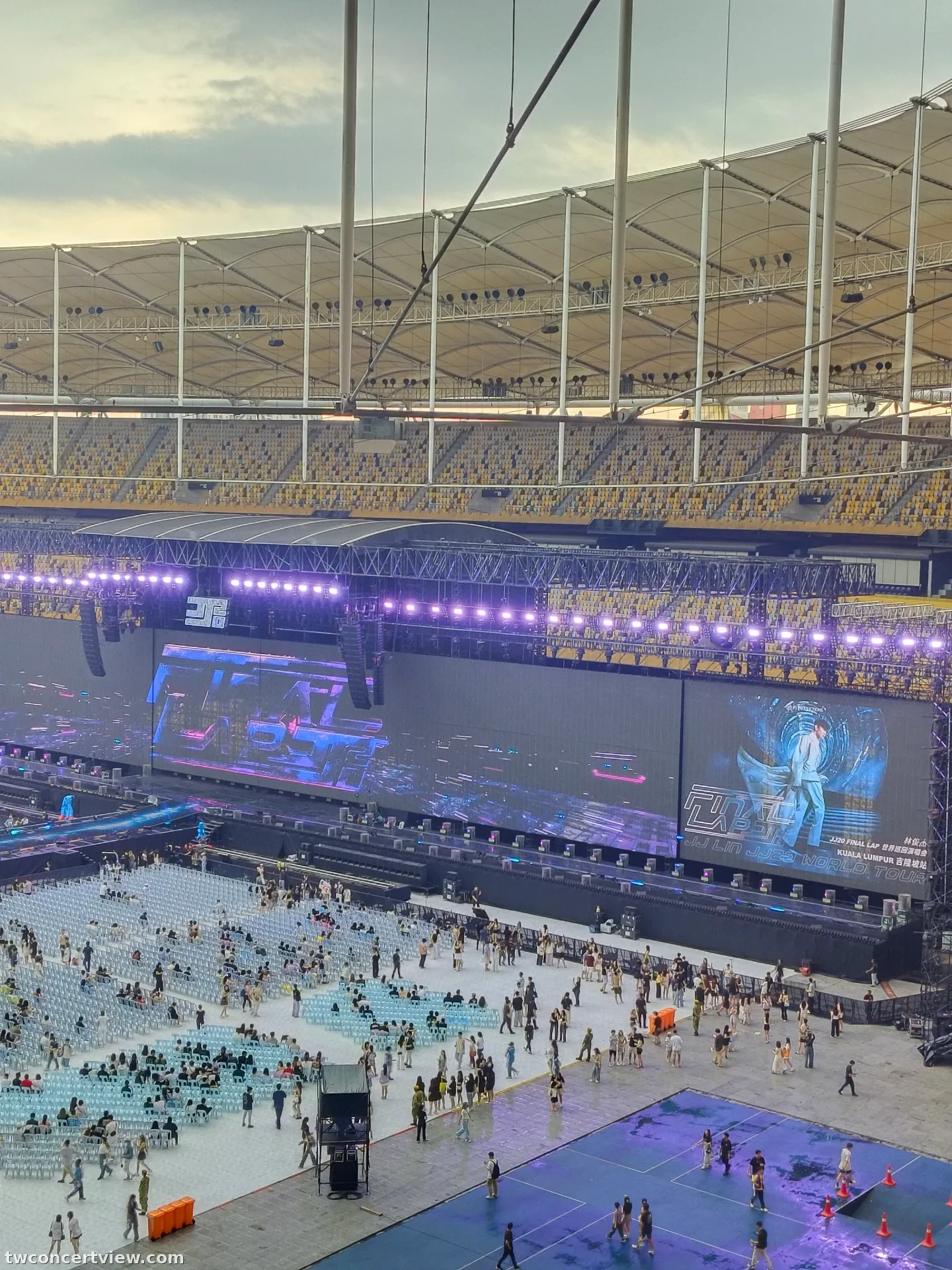 武吉加里爾國家體育場 309 區 N排36號 視野照片 - JJ Lin "JJ20" FINAL LAP World Tour Kuala Lumpur
