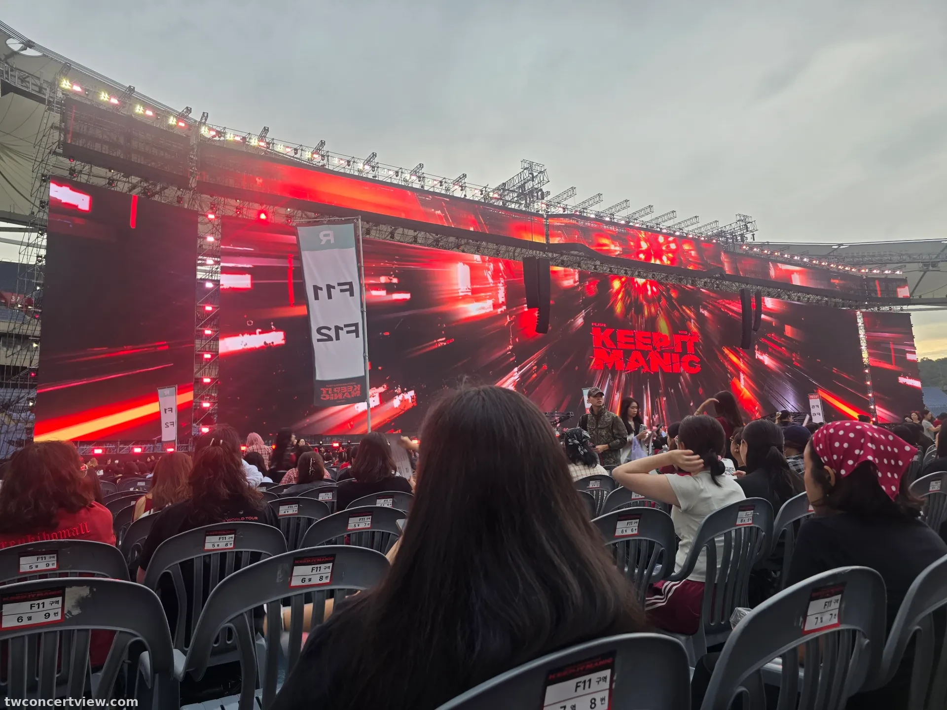 Incheon Munhak Stadium E Middle Center seat view - 2026 PLAVE World Tour ［KEEP IT MANIC］ in Incheon