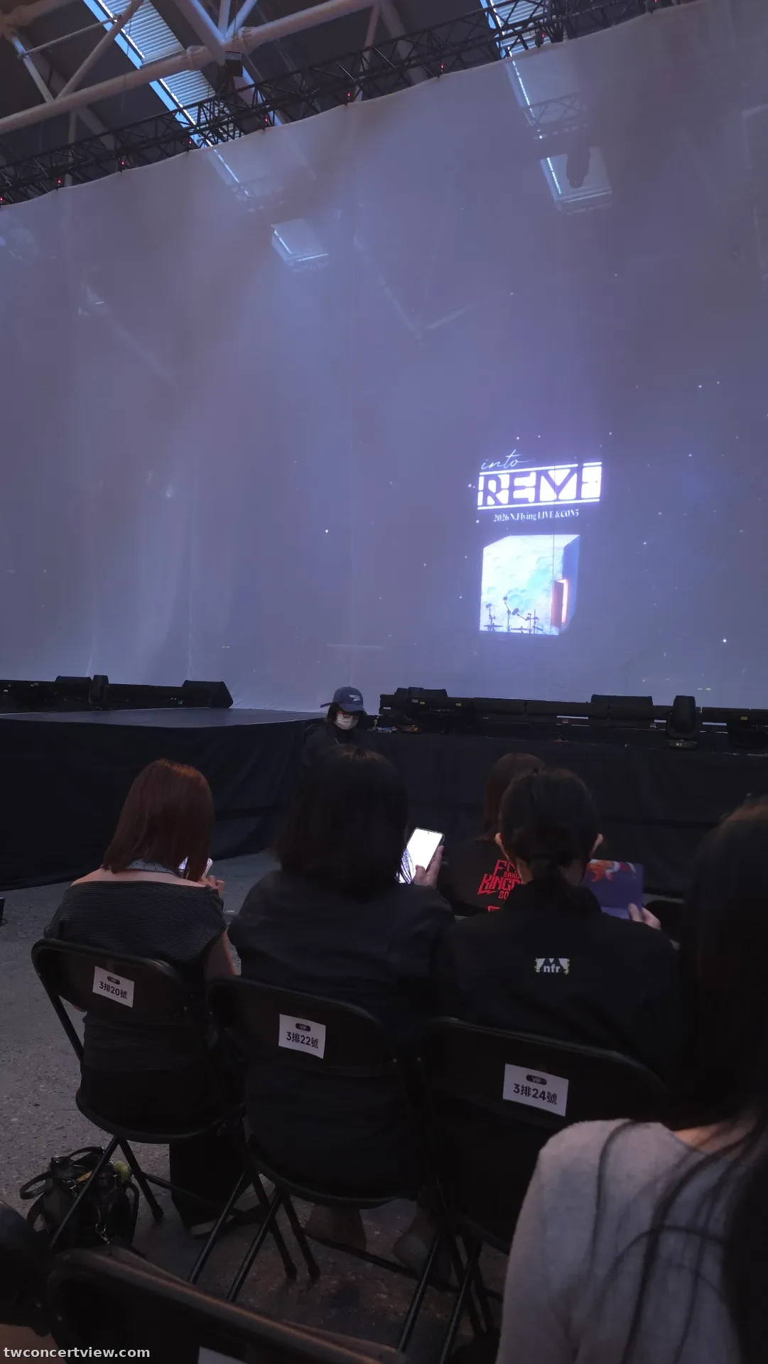 五股工商展覽館 A3 區 5排26號 視野照片 - N.Flying &con5 REM