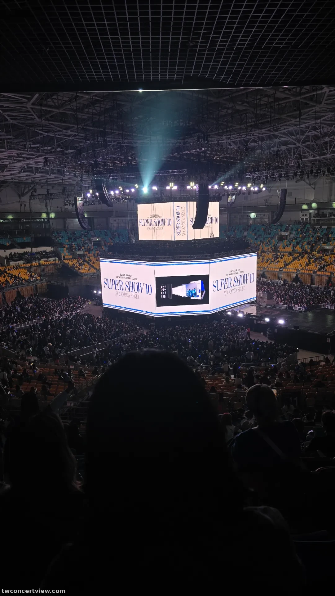 首爾奧林匹克體操競技場 (KSPO Dome) 38 區 18排5號 視野照片
