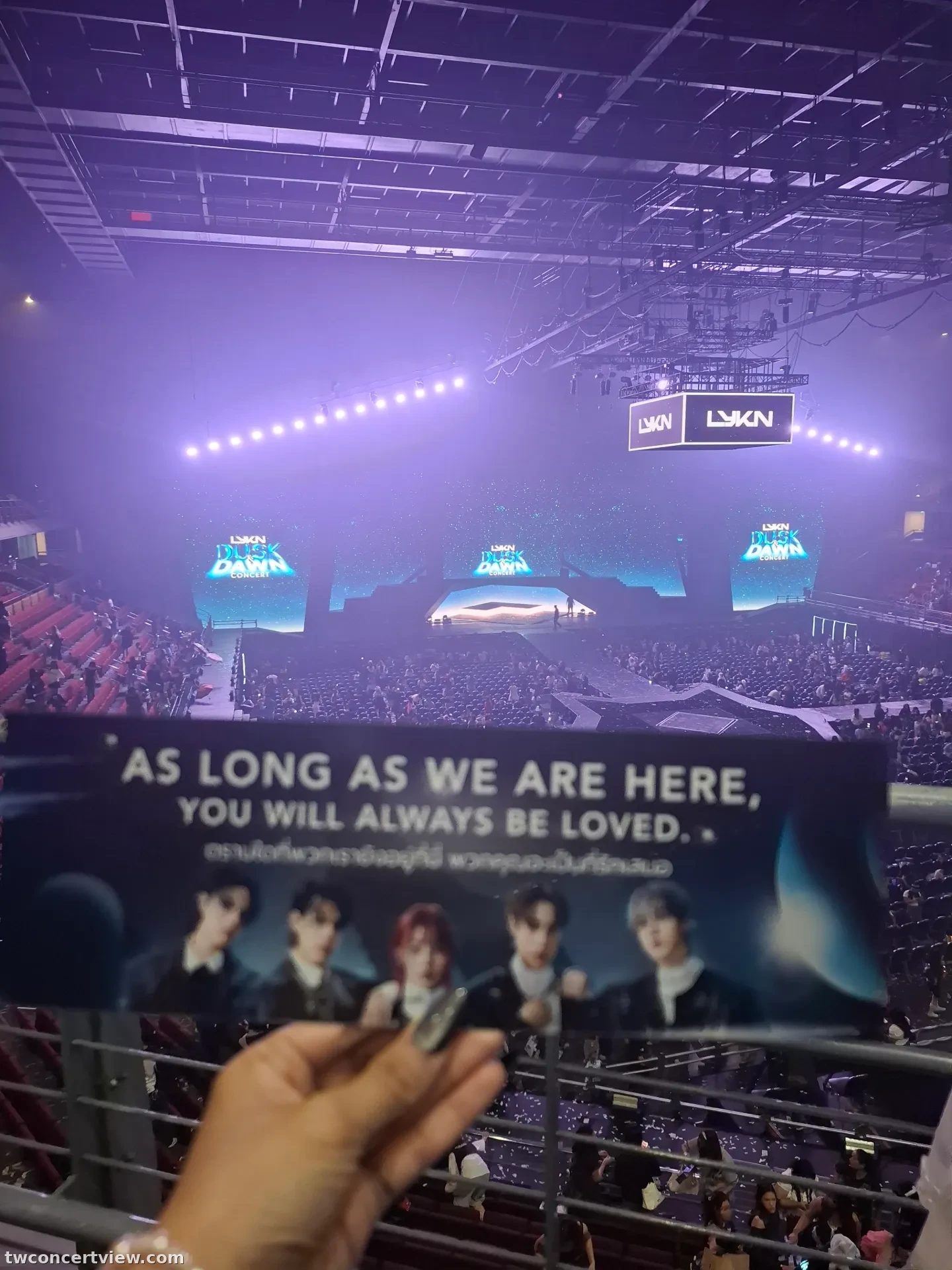 IMPACT Arena H Zona Baris I, Kursi 8 foto pemandangan kursi - LYKN DUSK & DAWN CONCERT