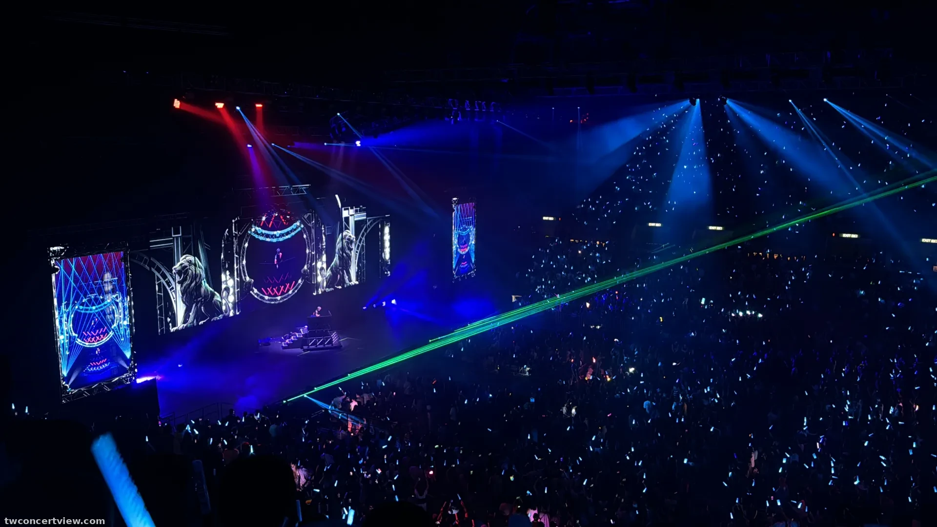 香港體育館 (紅館) 52段＋53段 29排88號 視野照片 - 羅志祥30th World Tour Concert
