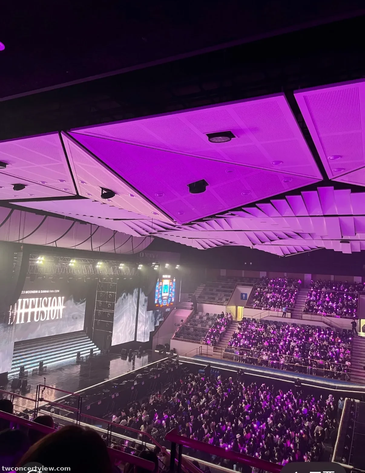 KBS Arena Hall C 區 8排14號 視野照片 - 2023 MOONBIN&SANHA FAN CON