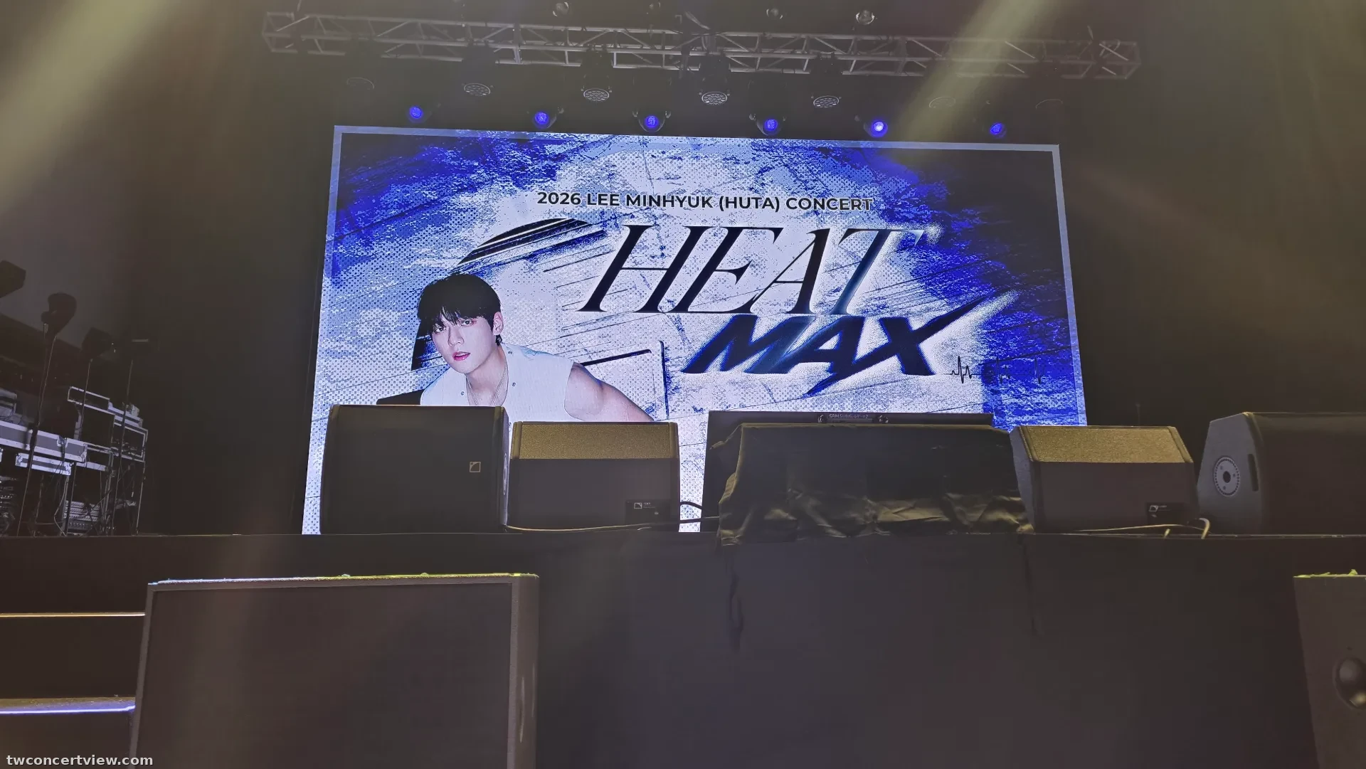 Clapper Studio A1 區 1排4號 視野照片 - 2026 LEE MINHYUK (HUTA) CONCERT <HEAT MAX> in TAIPEI