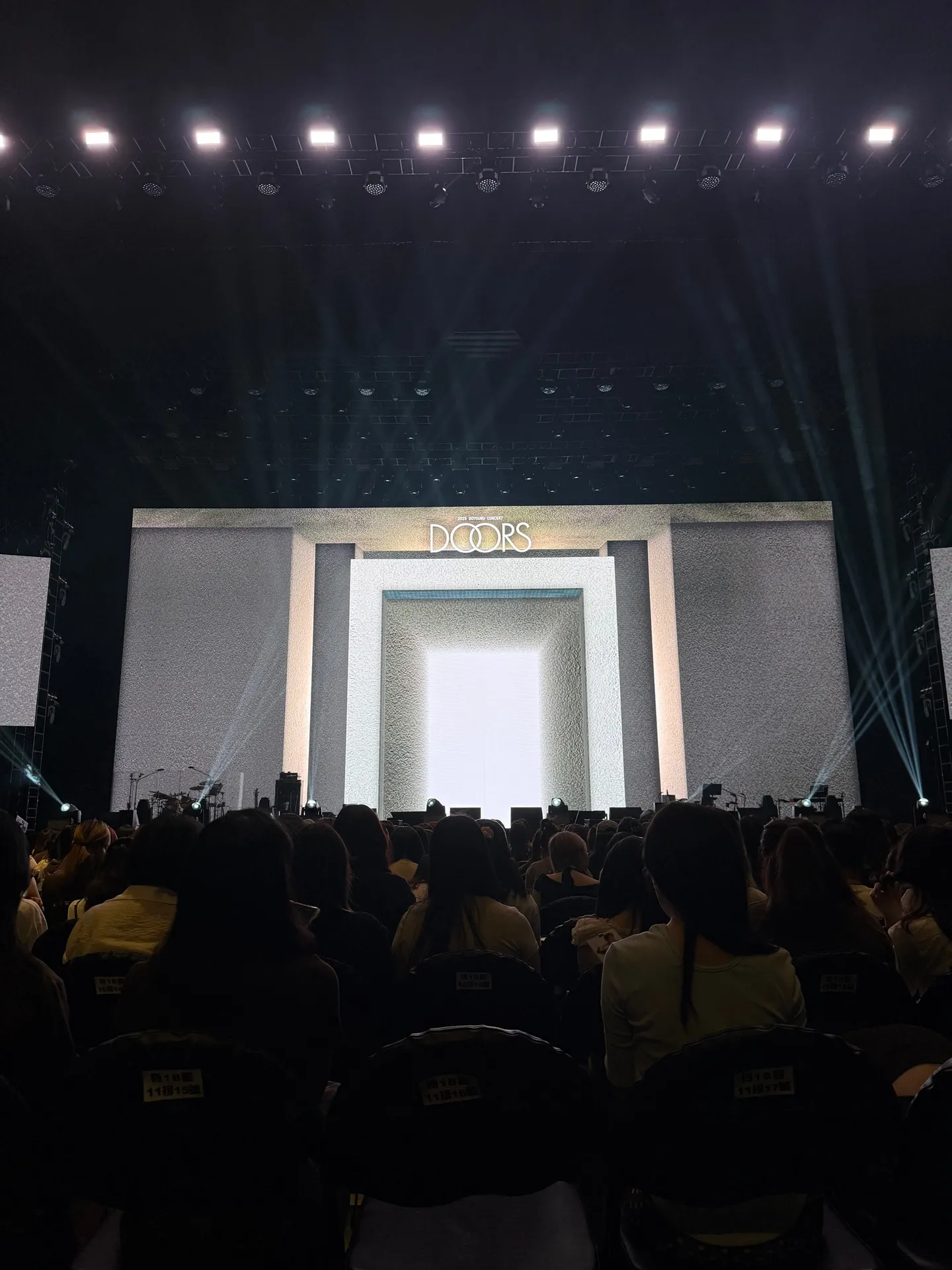 台北流行音樂中心 FLOOR B 後排中號 視野照片 - 2025 DOYOUNG [DOORS]