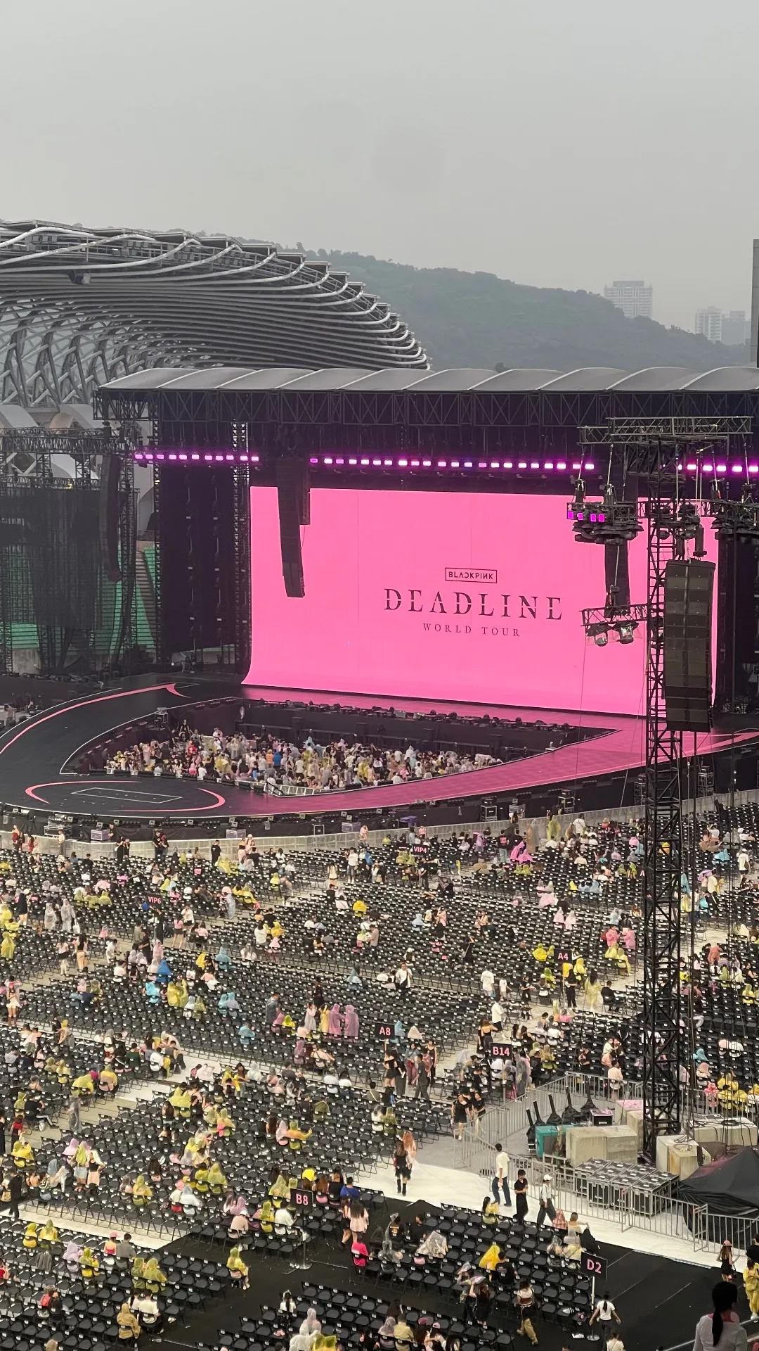 高雄世運主場館 D07 20排375號 視野照片 - BLACKPINK WORLD TOUR <DEADLINE>