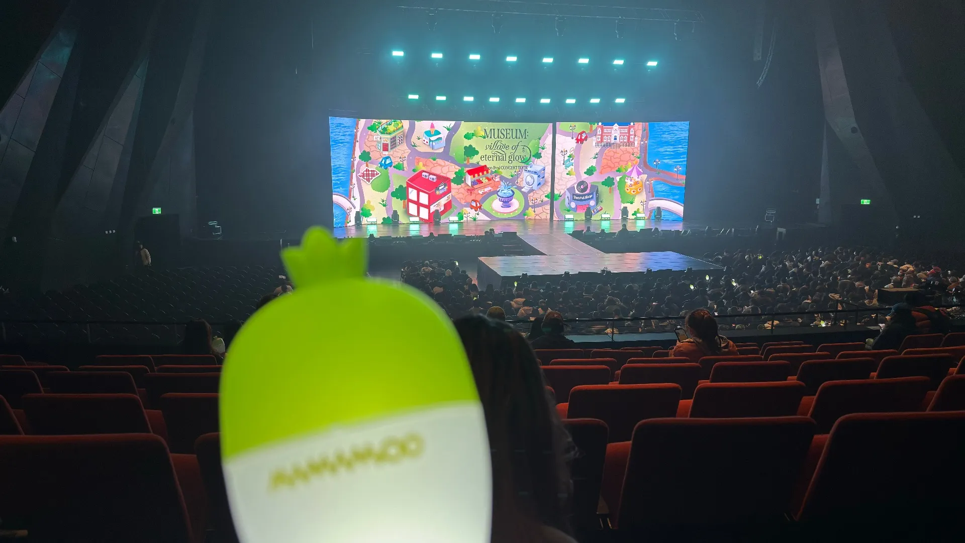 台北流行音樂中心 2 C 8排7號 視野照片 - Moon Byul CONCERT TOUR [MUSEUM : village of eternal glow] IN TAIPEI