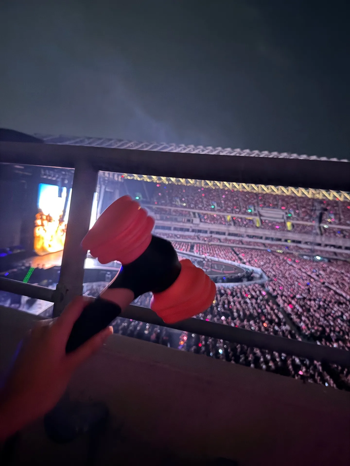 高雄世運主場館 G24 1排262號 視野照片 - blackpink2025世界巡迴演唱會高雄場