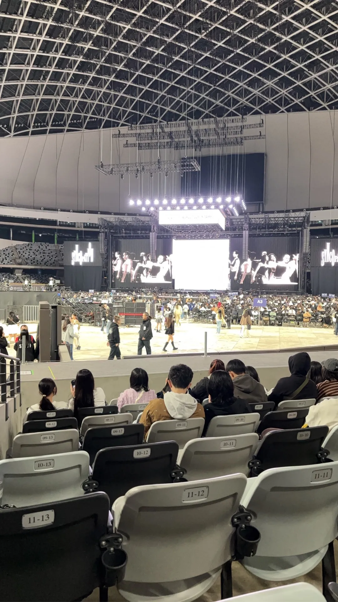 台北大巨蛋 110 13排14號 視野照片 - 2026 i-dle WORLD TOUR [Syncopation] IN TAIPEI