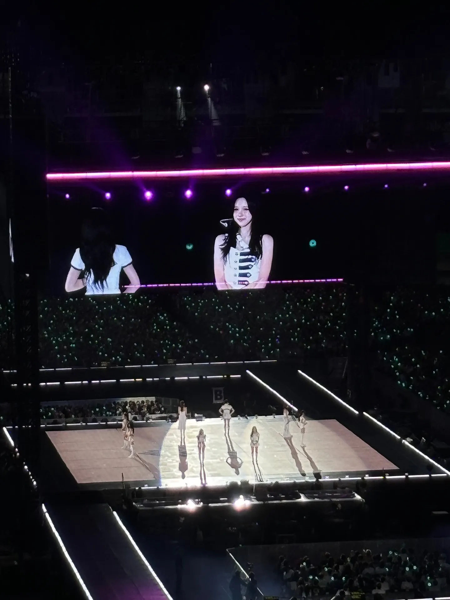 高雄世運主場館中央舞台 E27 20排188號 視野照片 - TWICE THIS IS FOR