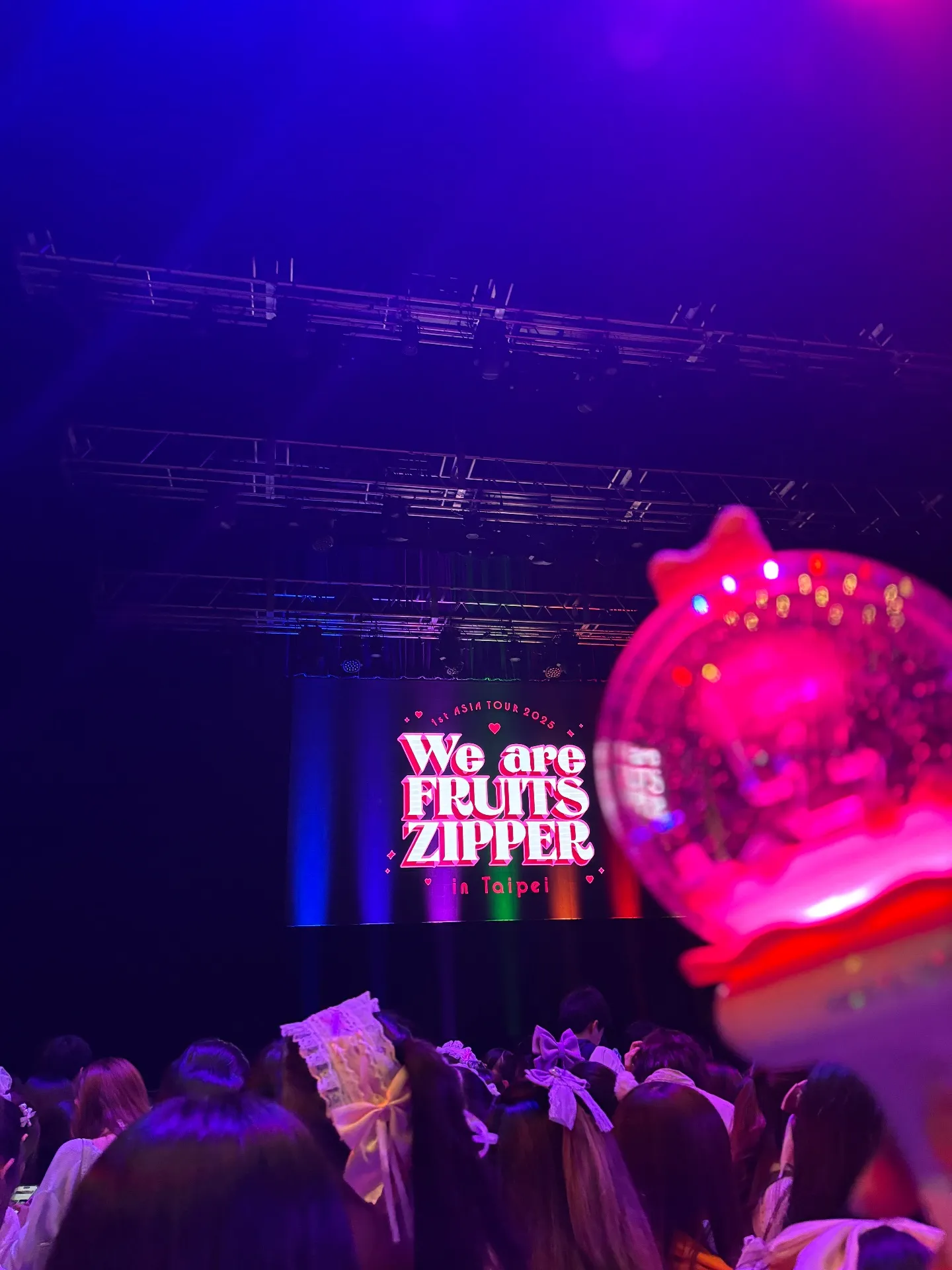 Zepp New Taipei ZEPP B L X排X號 視野照片 - FRUITS ZIPPER 1st ASIA TOUR 2025 in TAIPEI