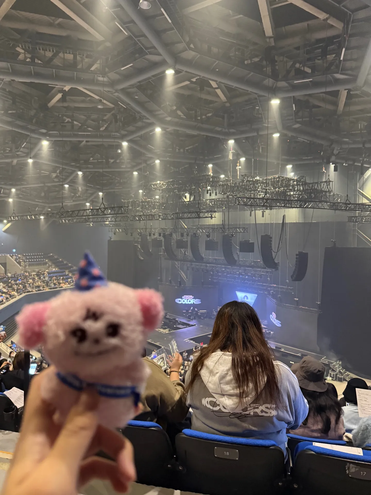 高雄流行音樂中心 自動建檔區域: kpm-2b4 18排17號 視野照片 - Kyuhyun 10th anniversary asia tour 'color'
