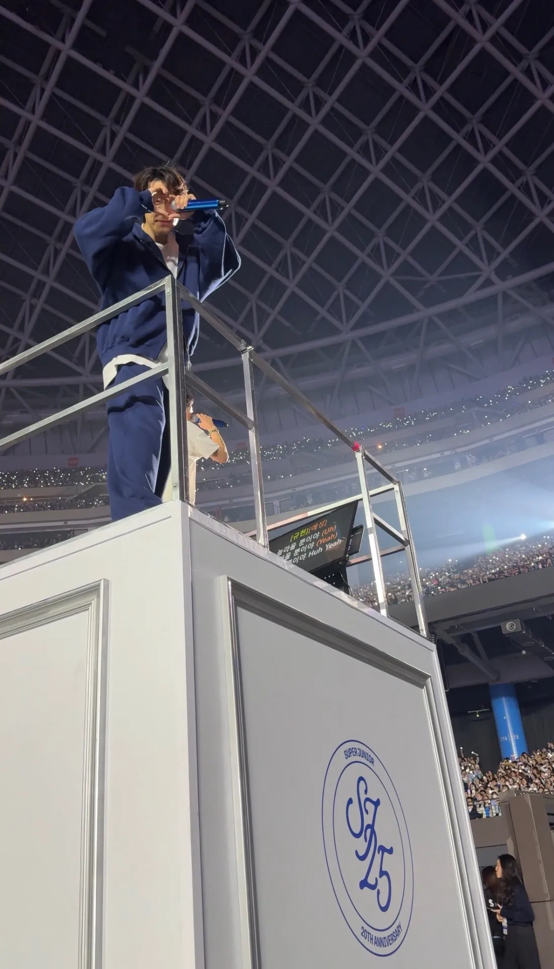 台北大巨蛋 特-Q 後排右號 視野照片 - SUPER JUNIOR 20th Anniversary TOUR <SUPER SHOW 10> in TAIPEI