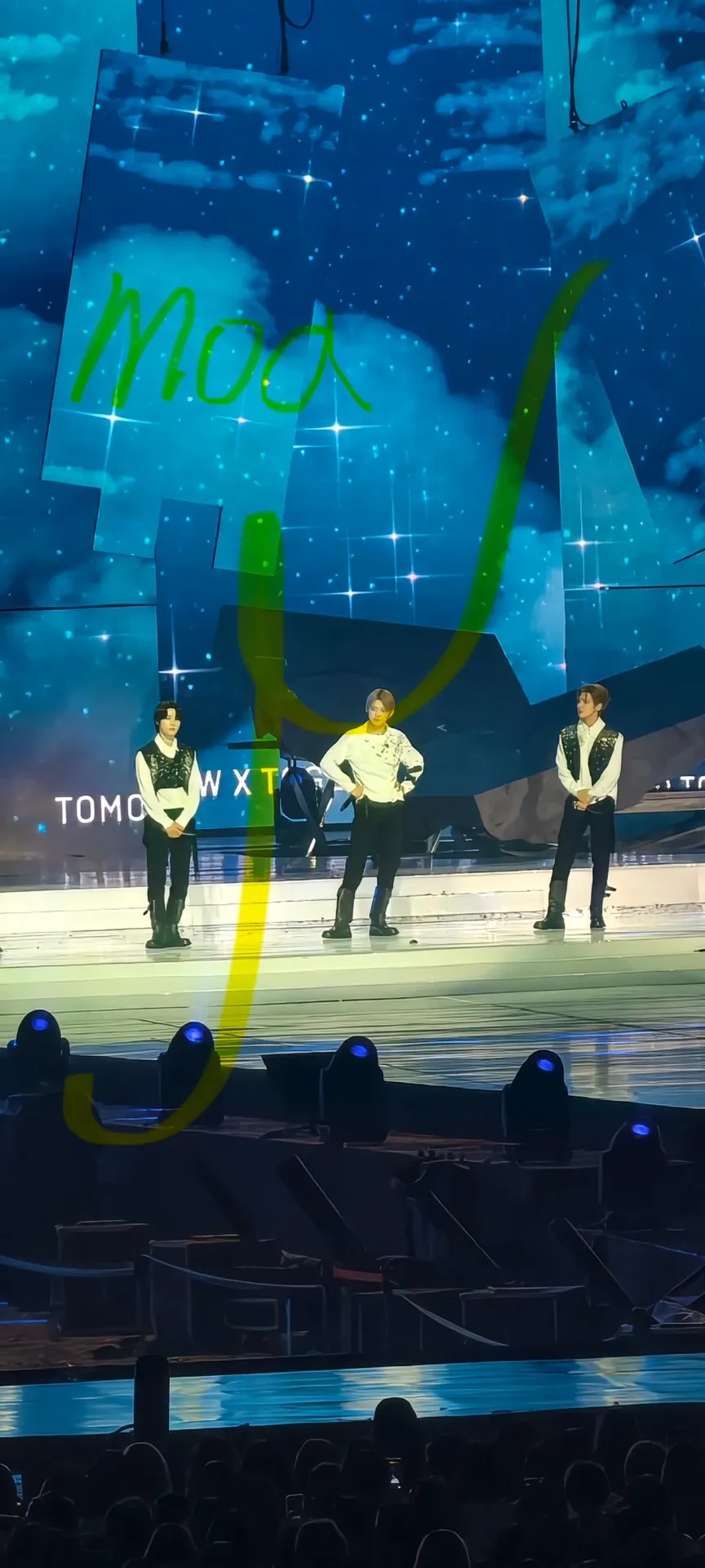 台北大巨蛋 115 30排8號 視野照片 - TXT演唱會台北場
