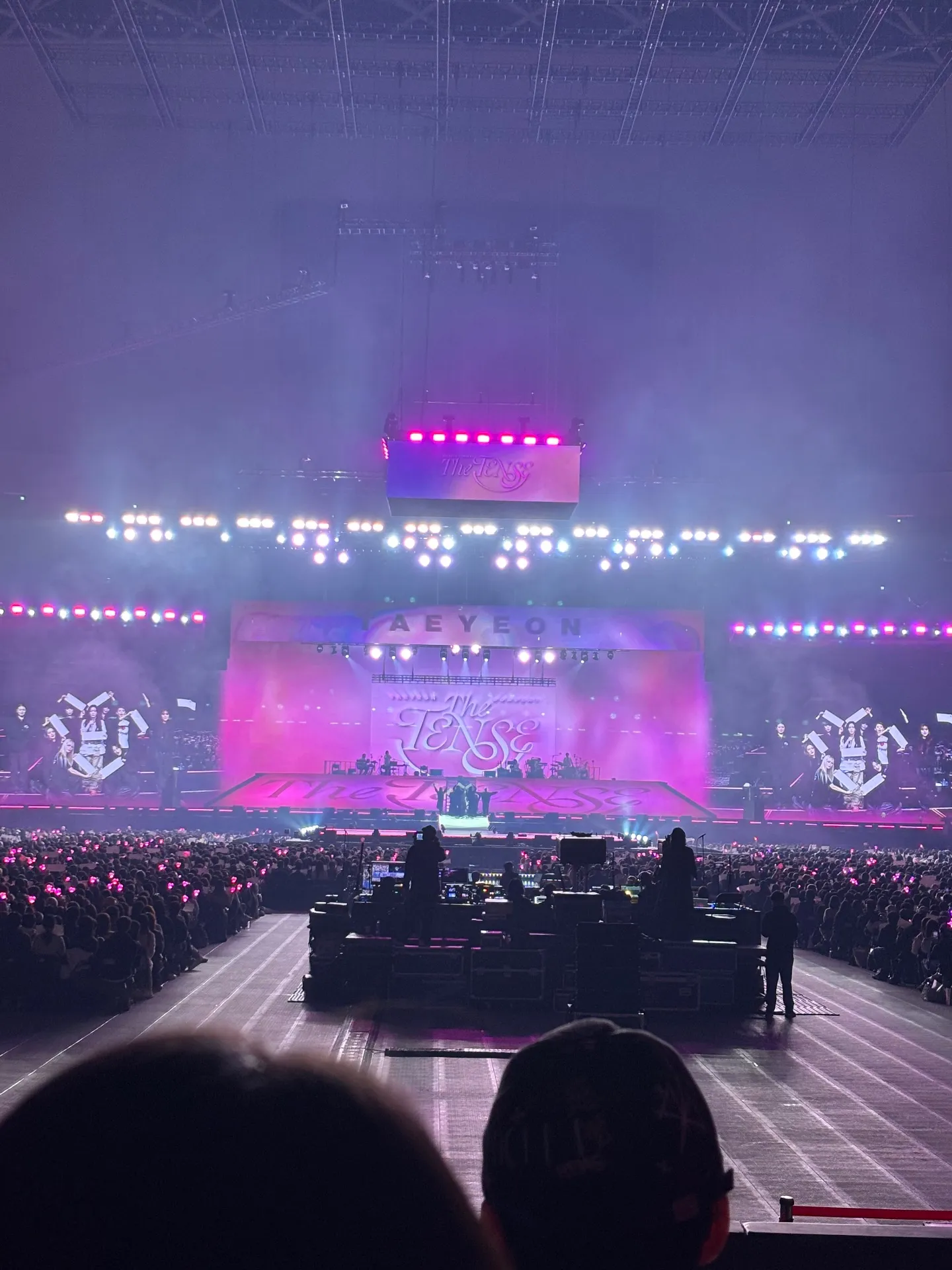 台北大巨蛋 113 15排13號 視野照片 - TAEYEON THE TENSE in TAIPEI