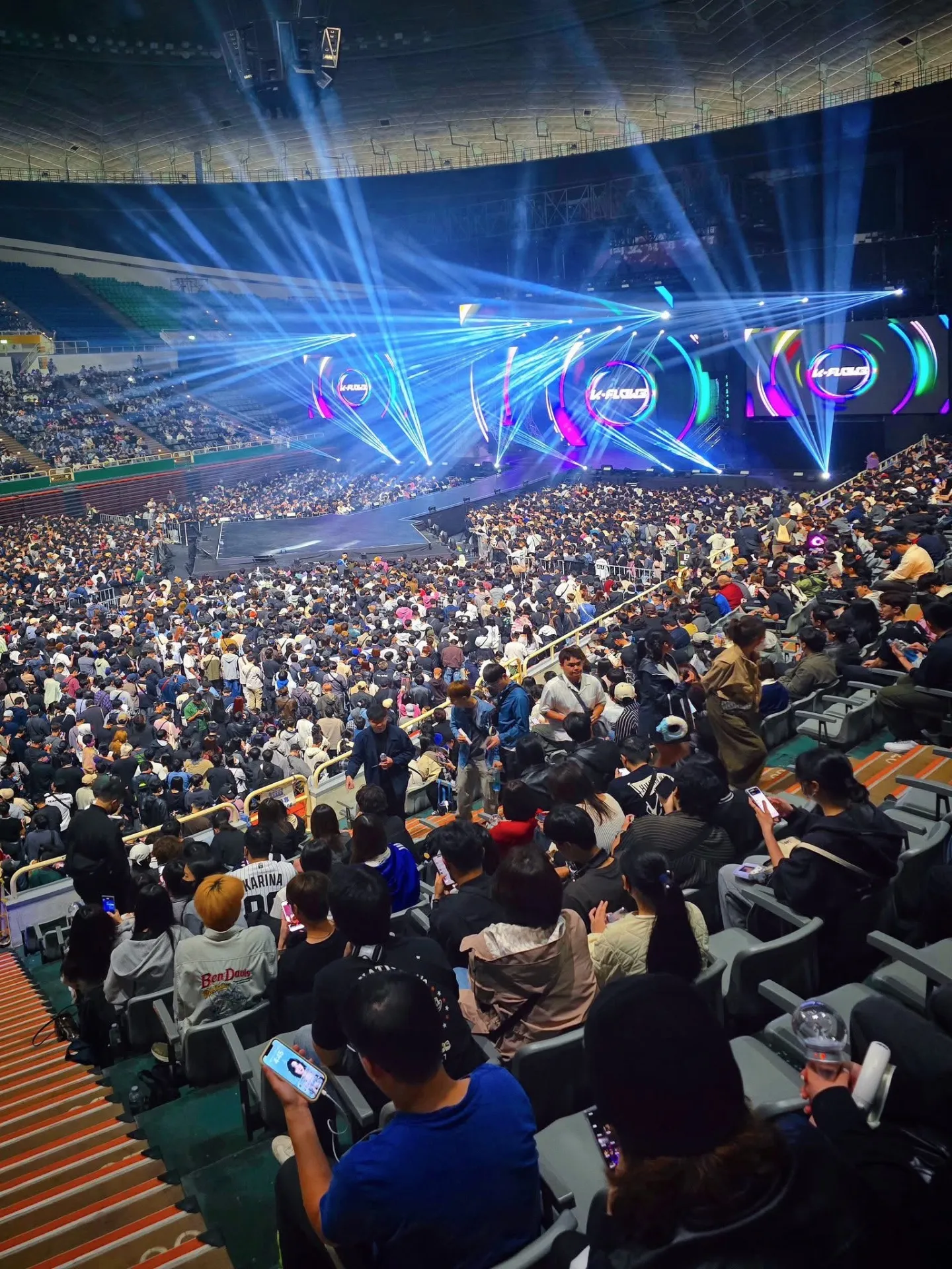 林口體育館 橙4B-2 區 12排6號 視野照片 - K-flow3(tripleS、aespa、ITZY)