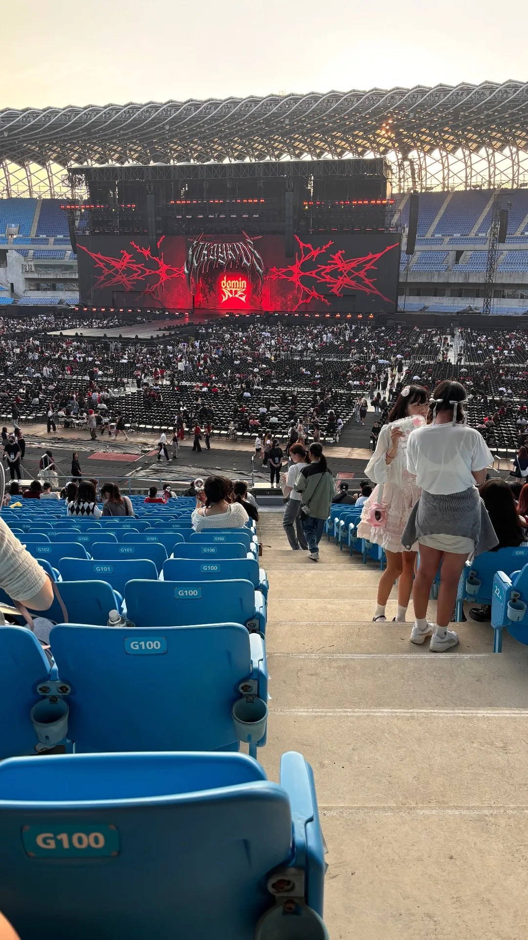 高雄世運主場館 E03 區 26排100號 視野照片 - Stray Kids World Tour < dominATE KAOHSIUNG>