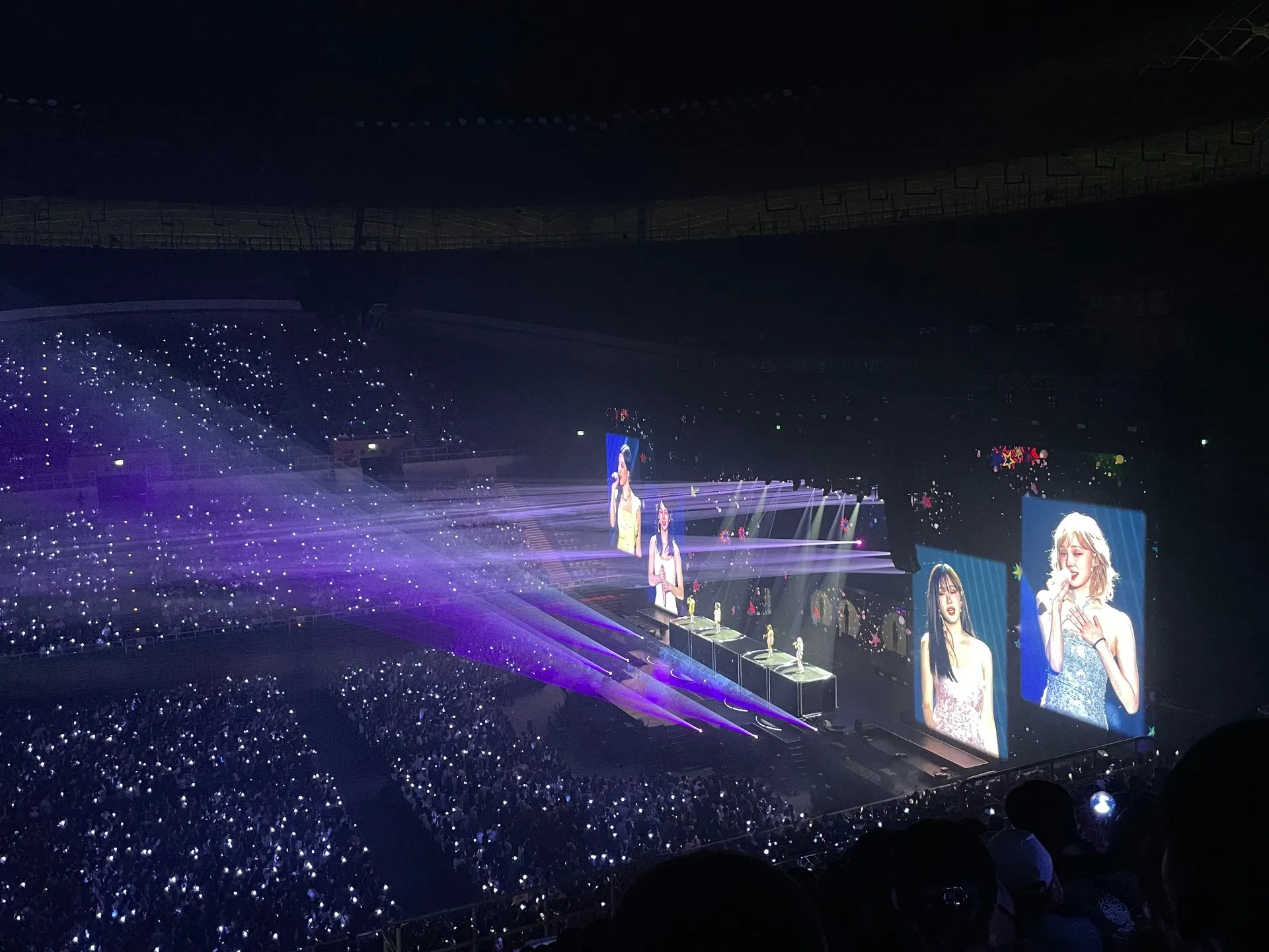 林口體育館 O2A 2 15排10號 視野照片 - 2024 aespa LIVE TOUR - SYNK : PARALLEL LINE in TAIPEI