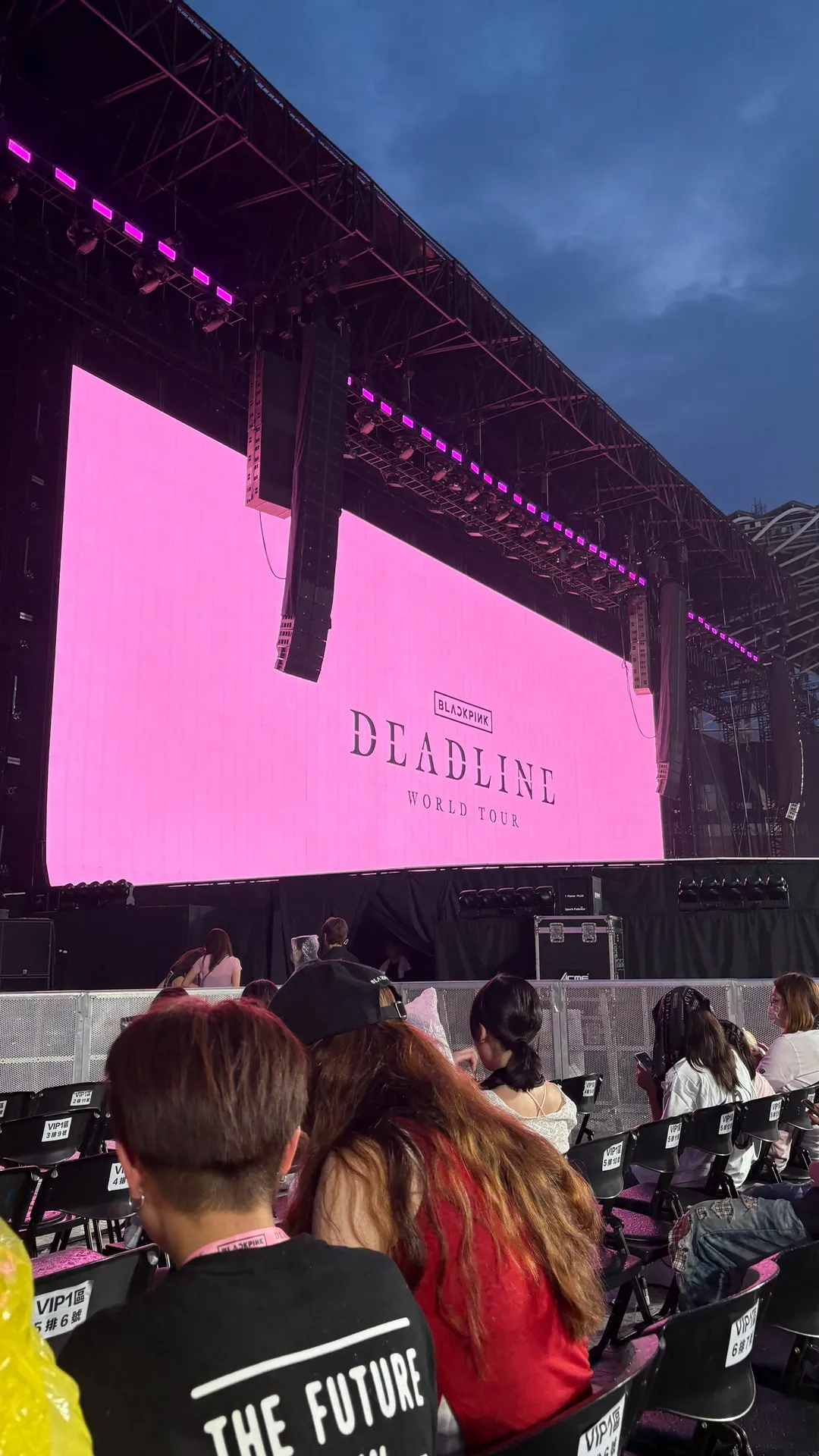 高雄世運主場館 FLOORB 前排右號 視野照片 - BLACKPINK DEADLINE